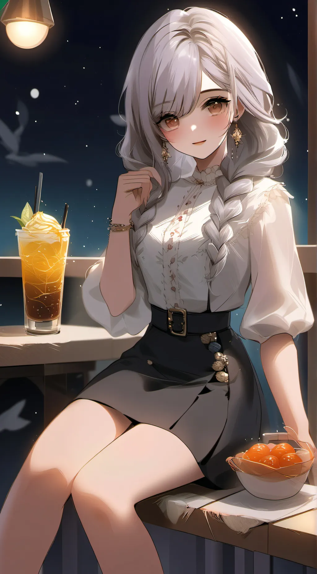 ai character: Lyra background