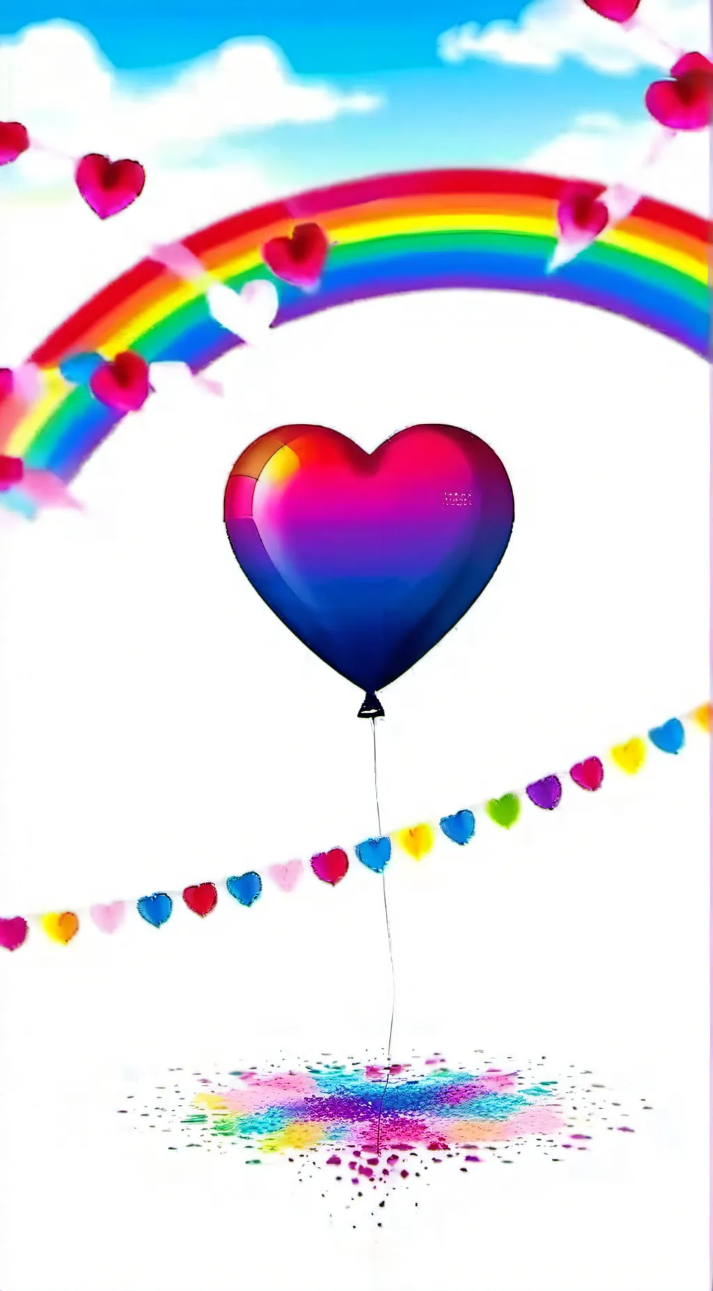 ai character: LGBTQ+ party background