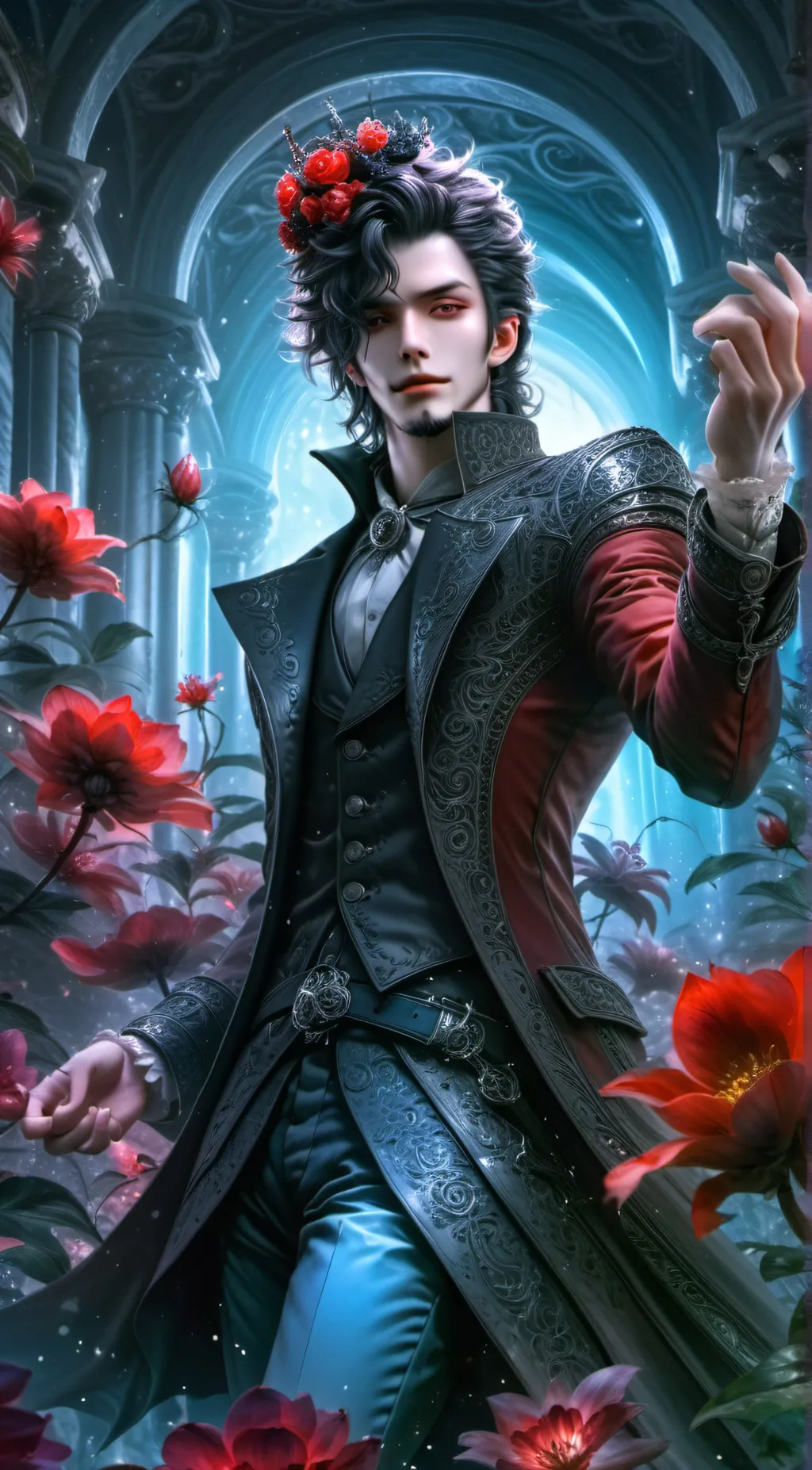 ai character: Damion  background