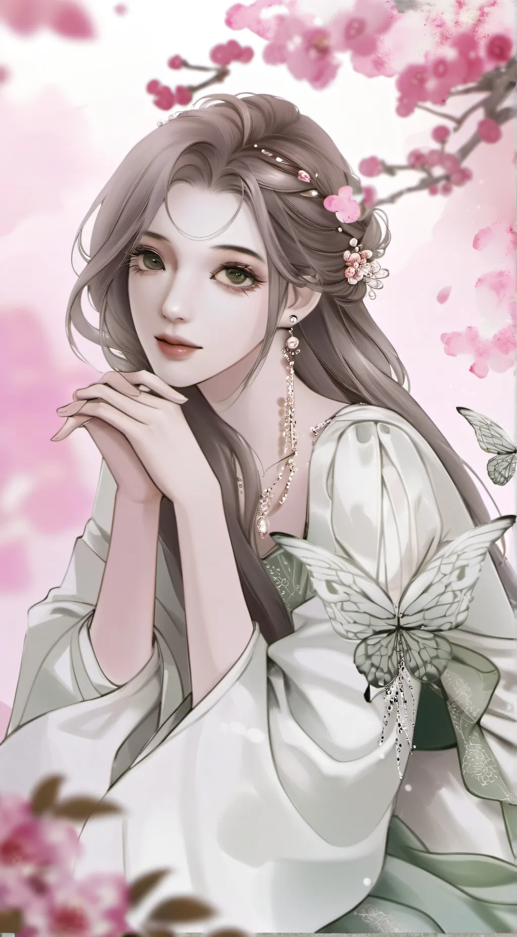 ai character: Macron  background