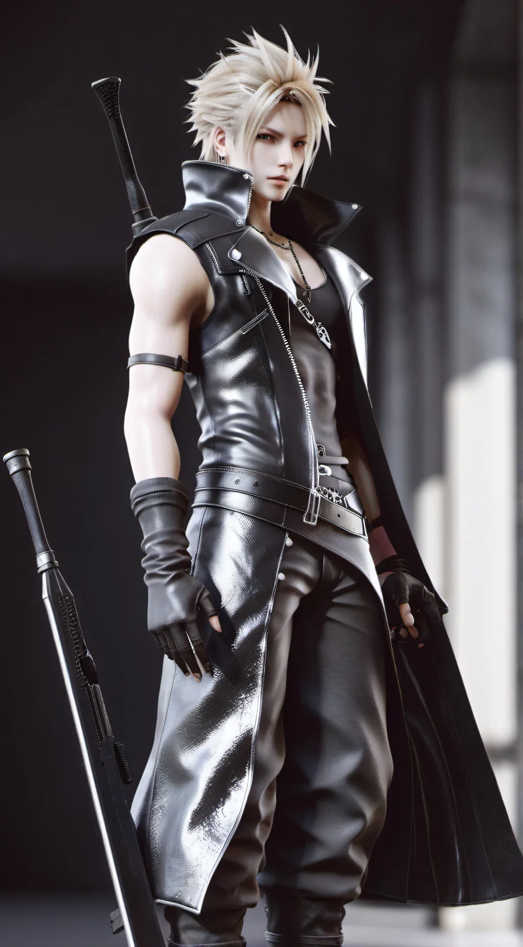 ai character: CLOUD STRIFE  background