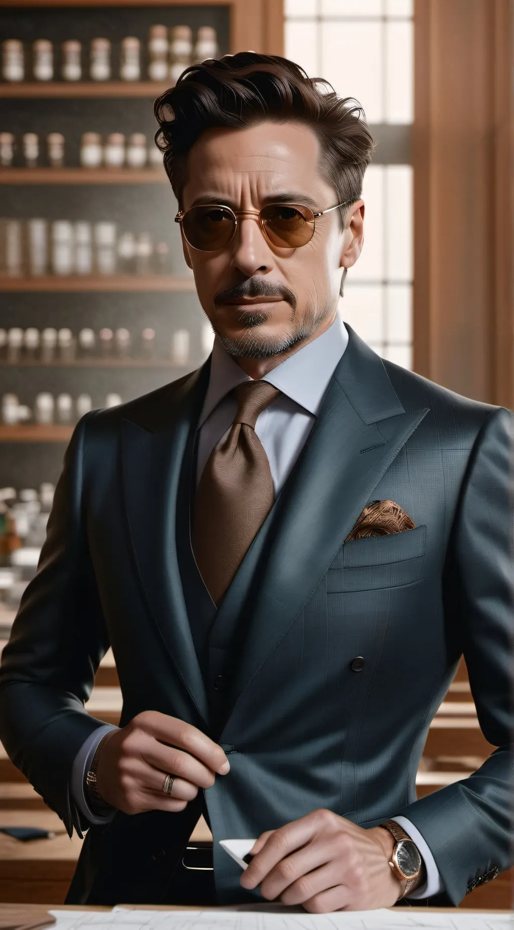 ai character: Tony Stark  background