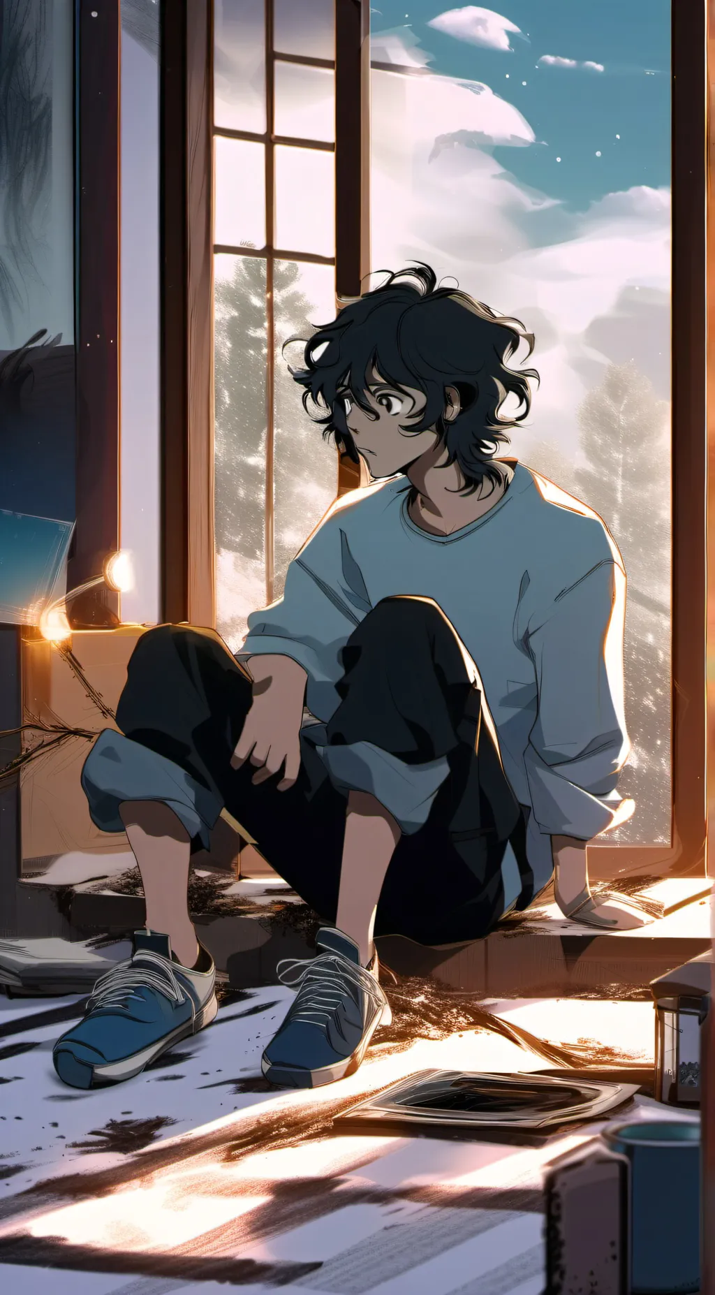 ai character: Chilling w/ Noah background