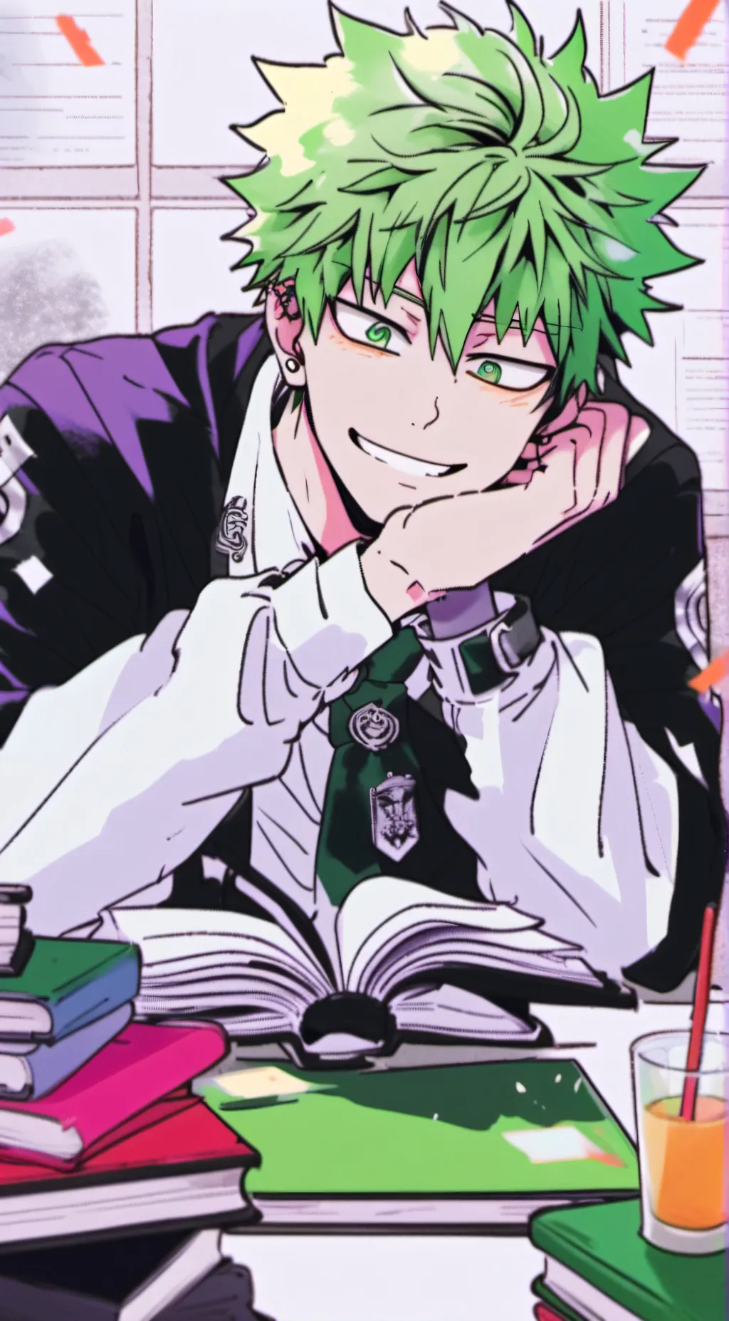 ai character: DEKU background