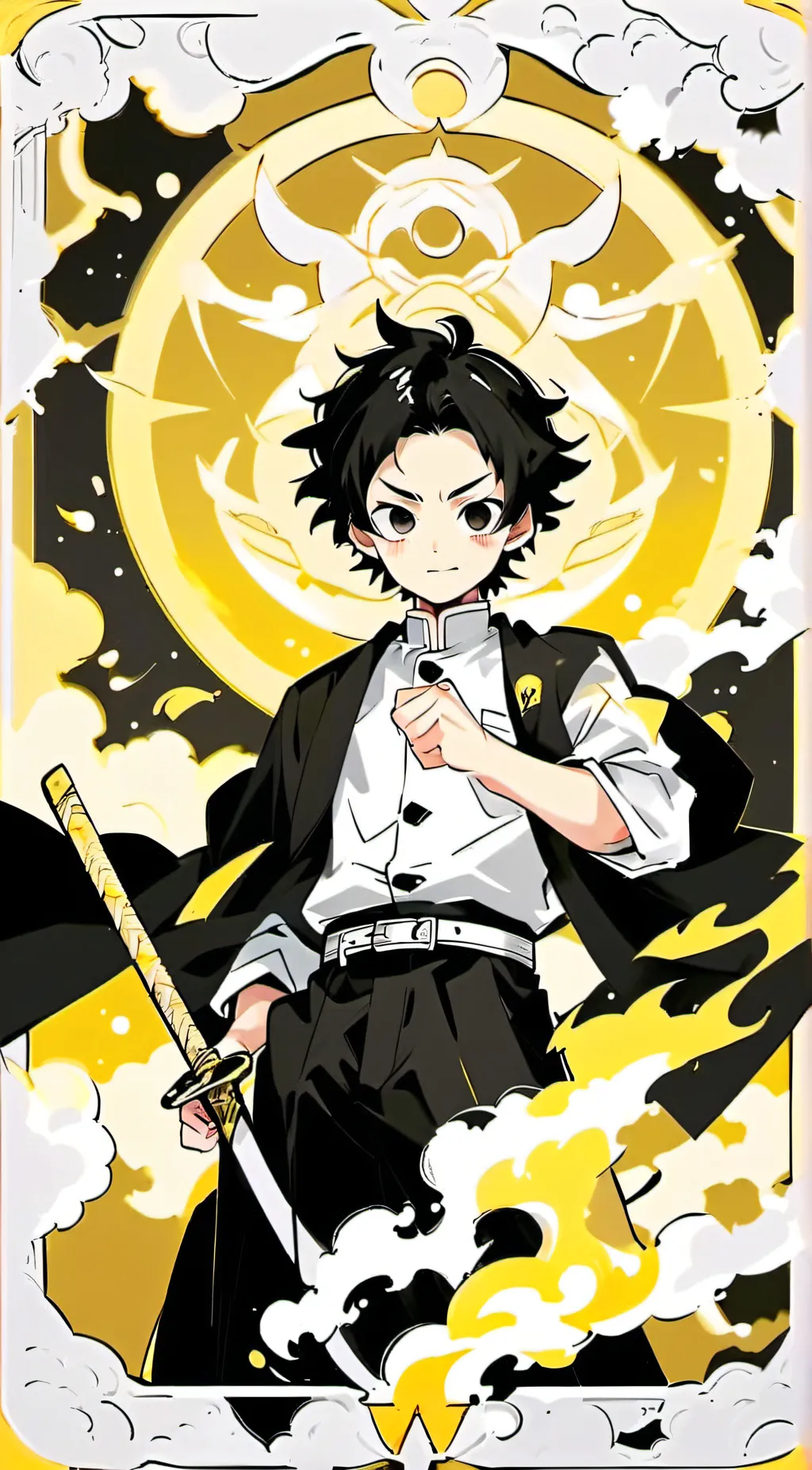 ai character: tanjiro kamado  background