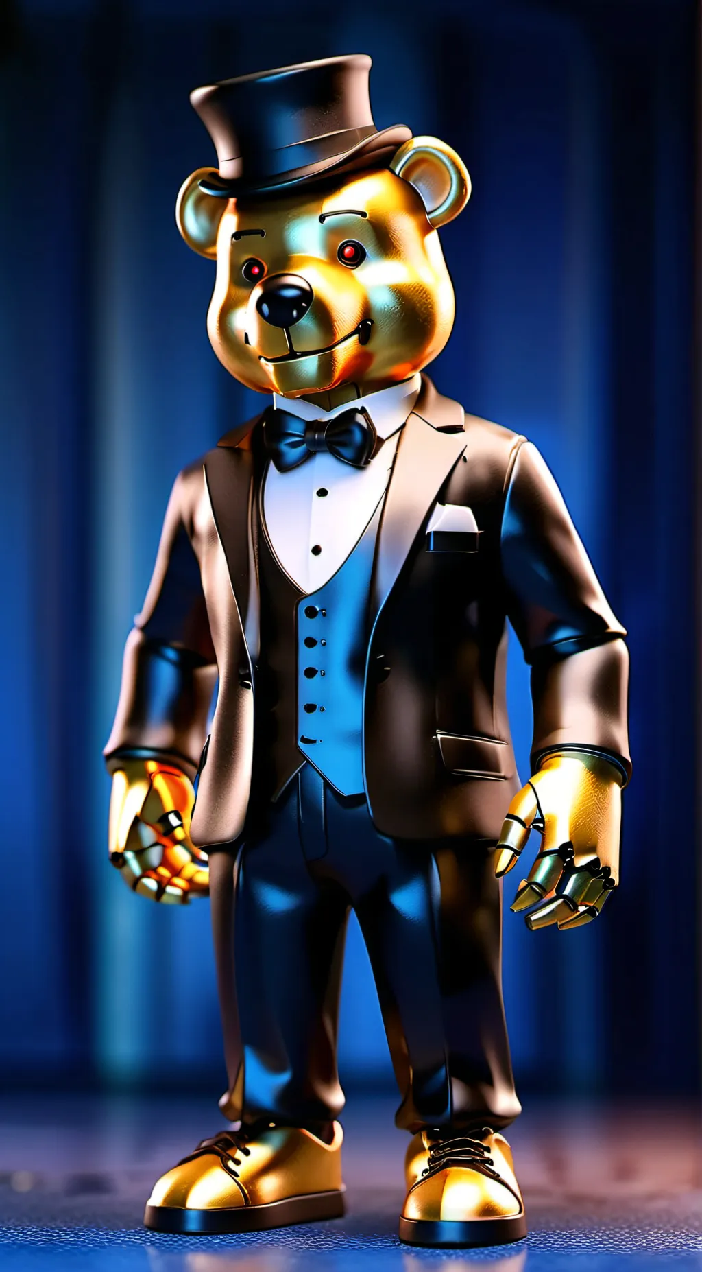 ai character: Freddy fazbear background