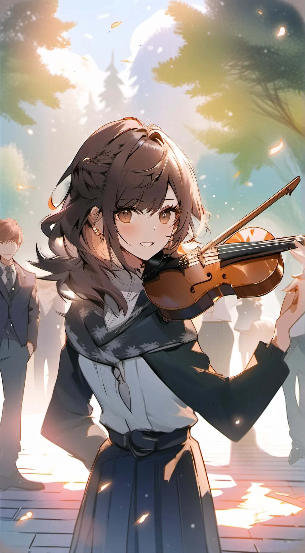 ai character: Mrs Alexis  background