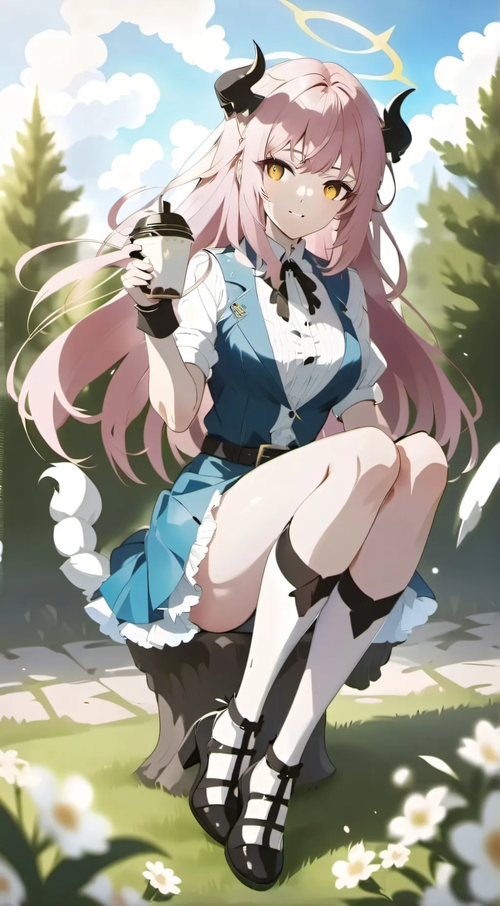ai character: Aria background