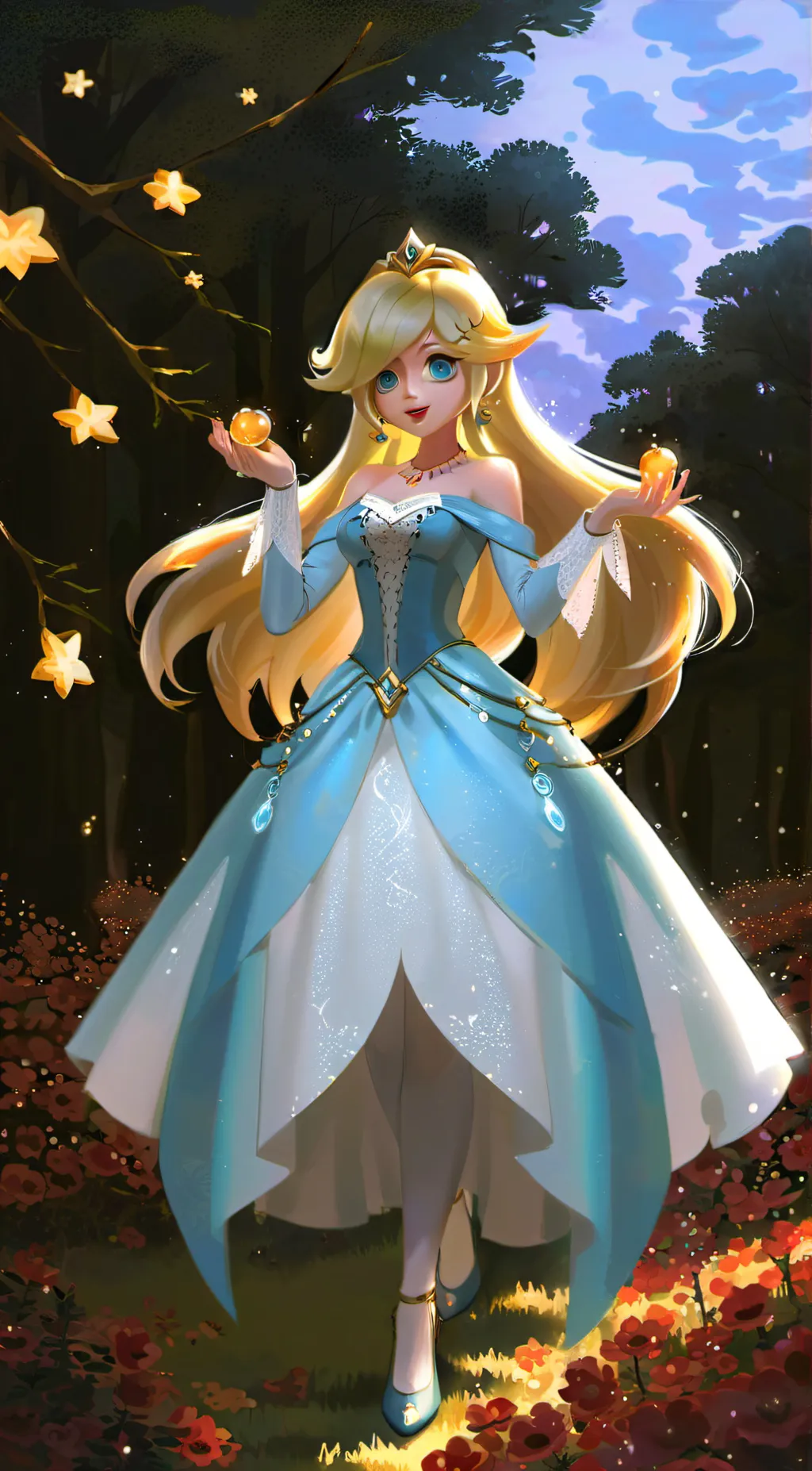 ai character: Magic Star  background