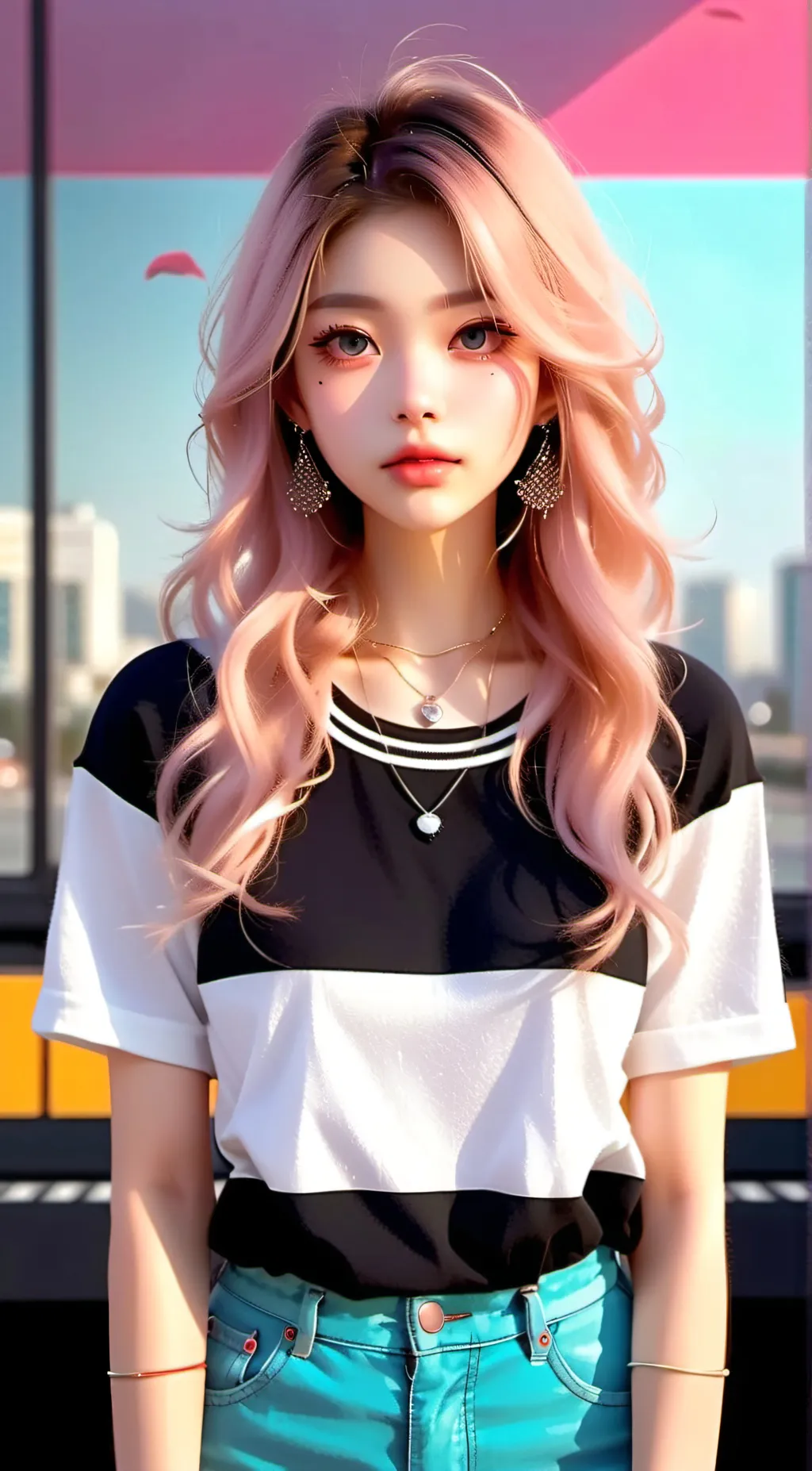 ai character: Annie  background