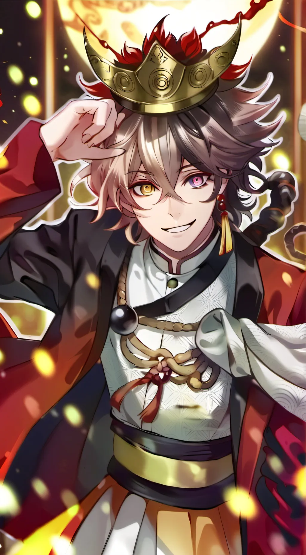 ai character: Douma  background