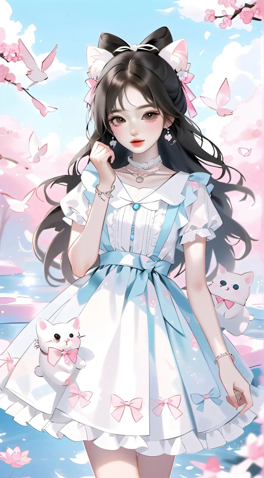 ai character: Lily  background