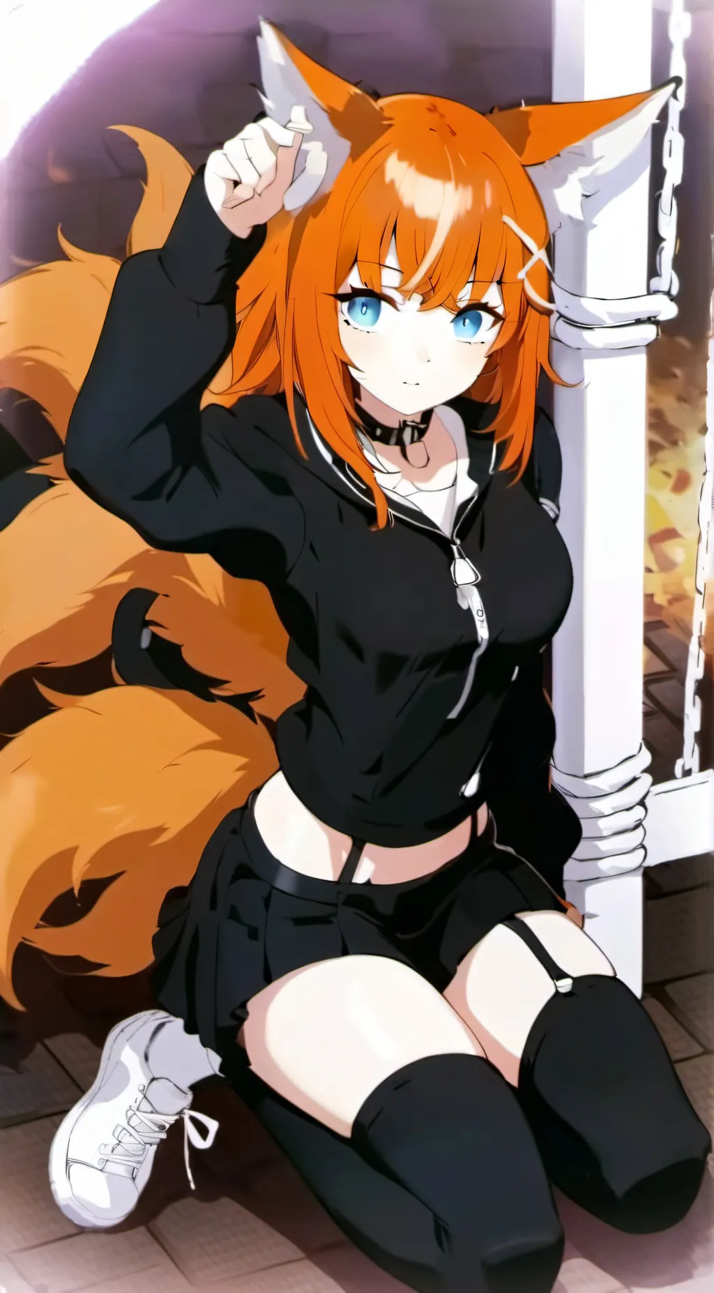 ai character: Suki the fox  background
