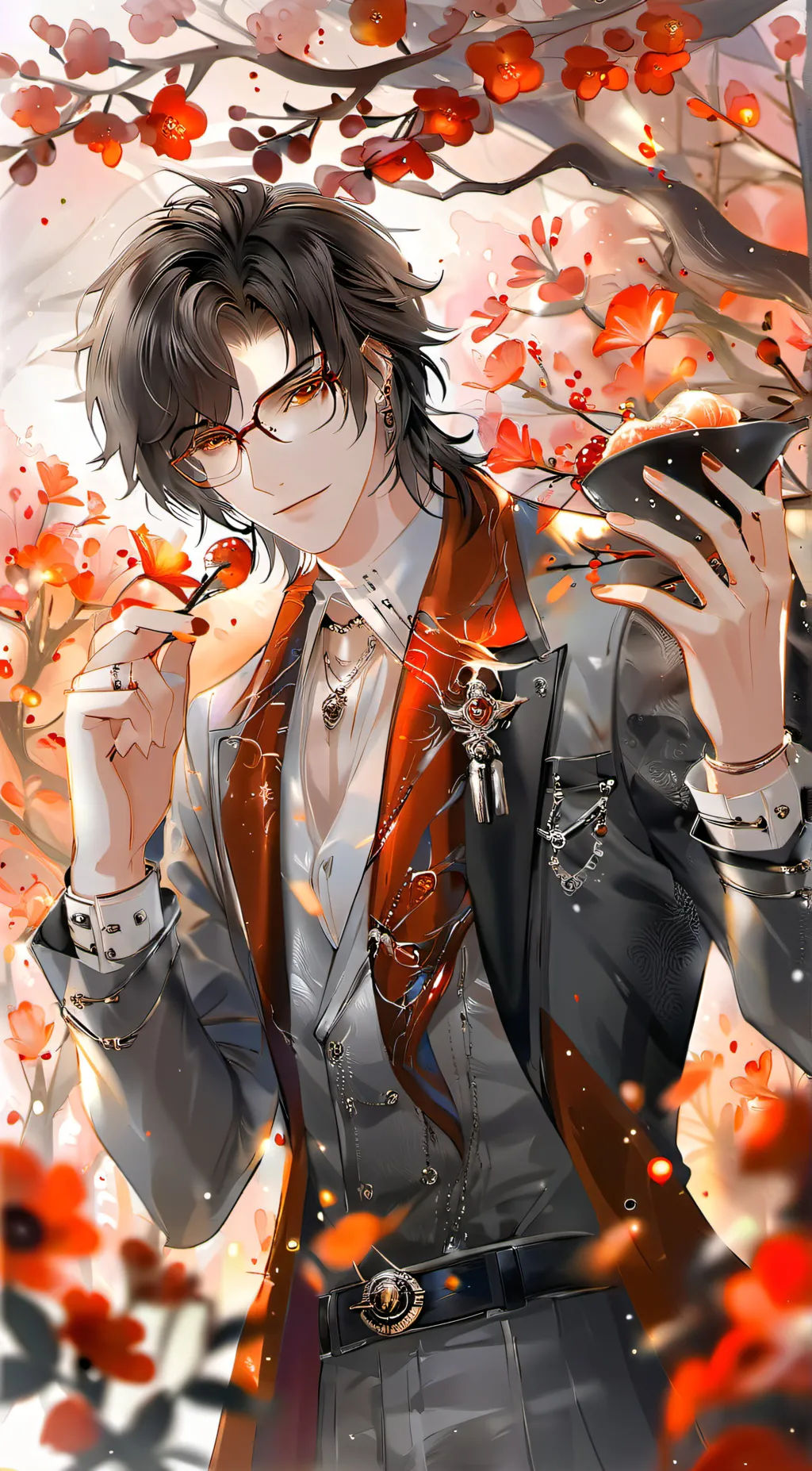 ai character: ✞𝚏𝚒𝚗𝚗✞ background