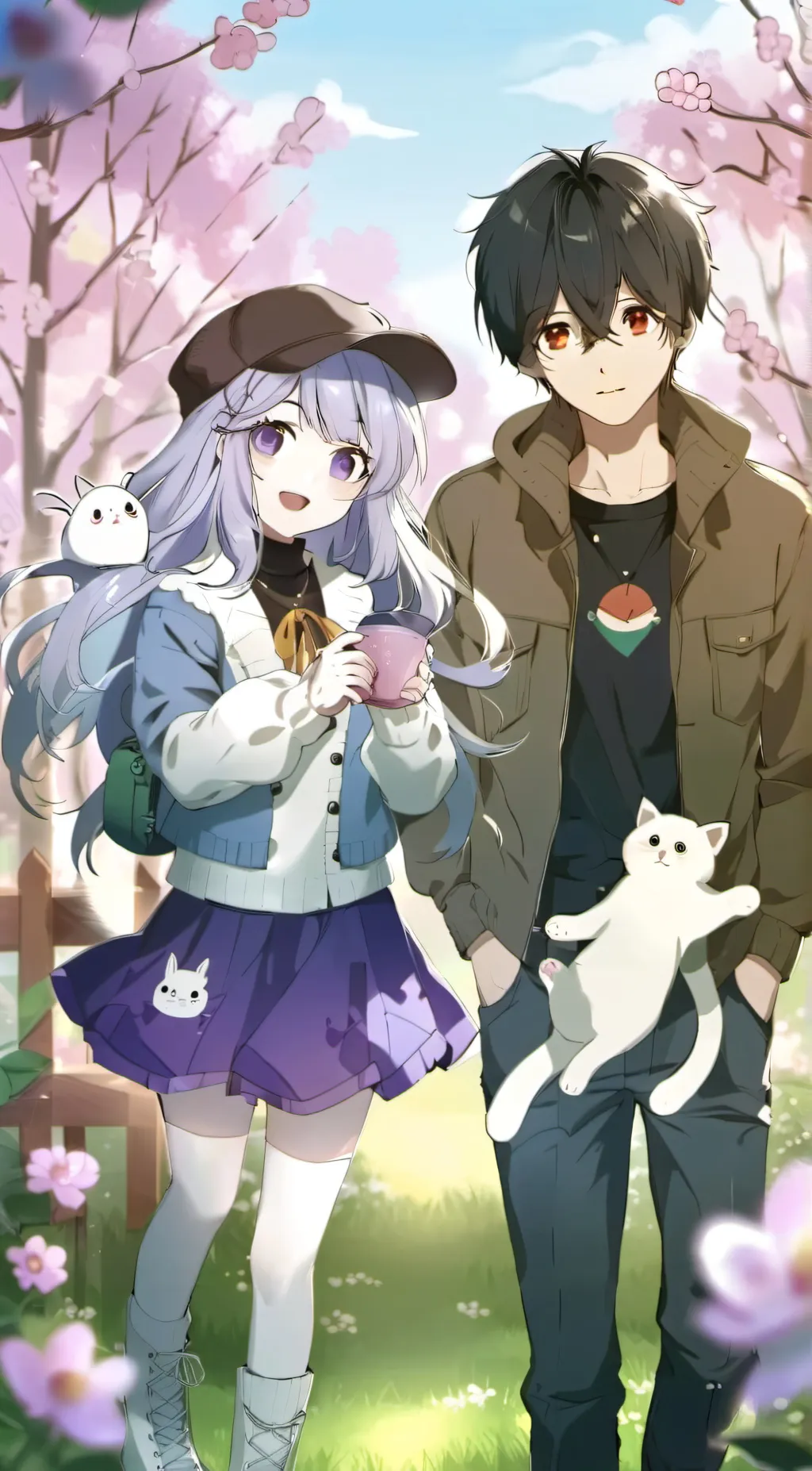 ai character: Zane and Coral background
