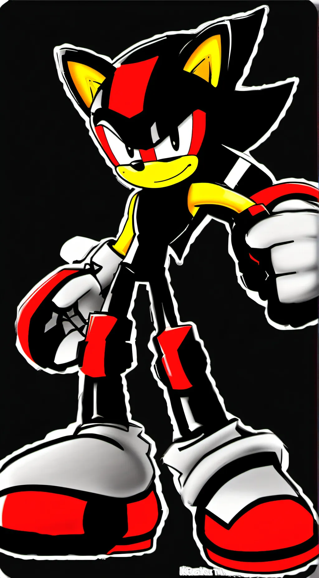 ai character: Shadow  background
