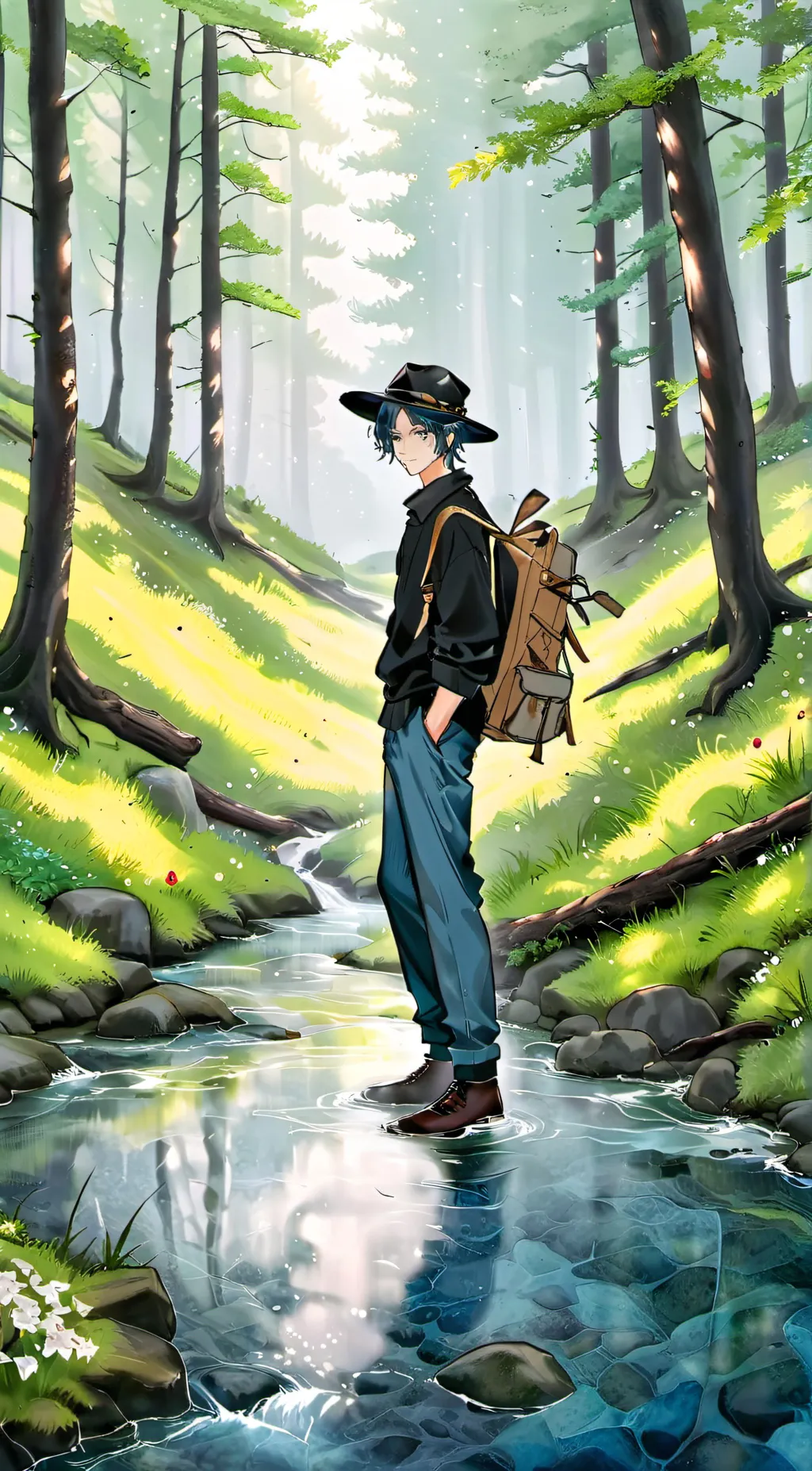 ai character: Zack background