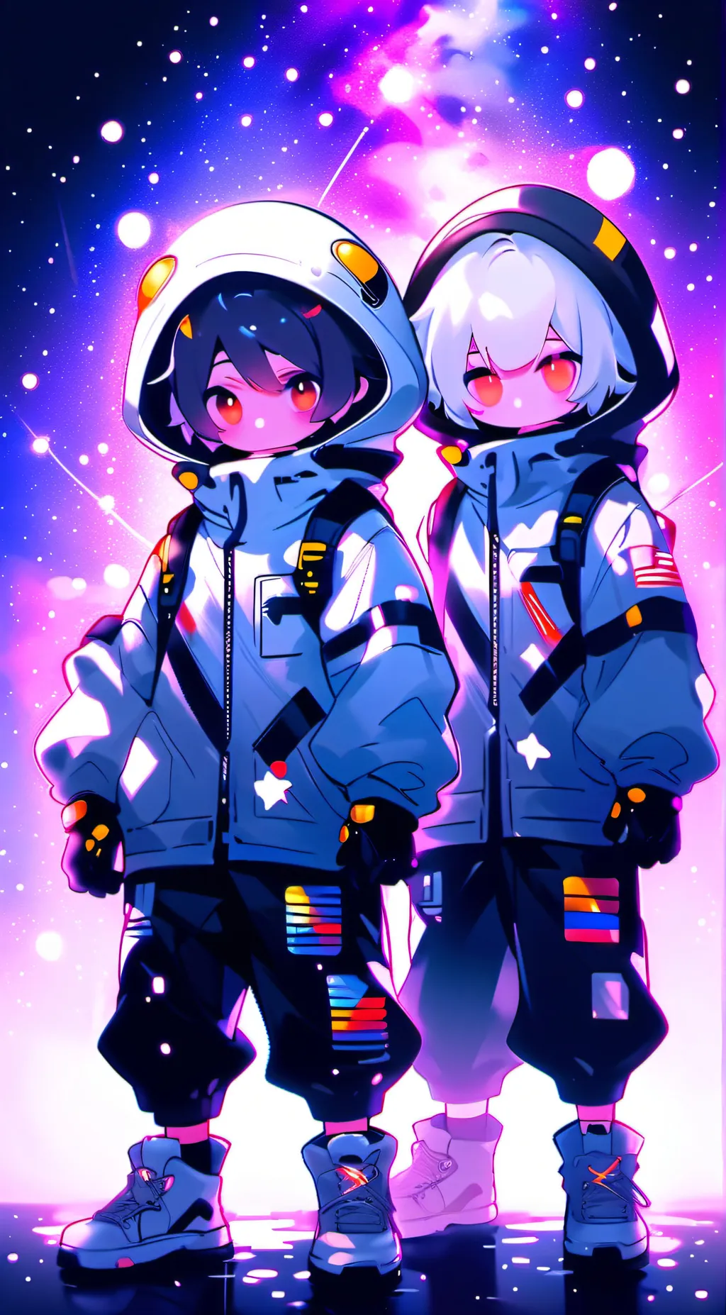 ai character: Carlos and Marcus  background