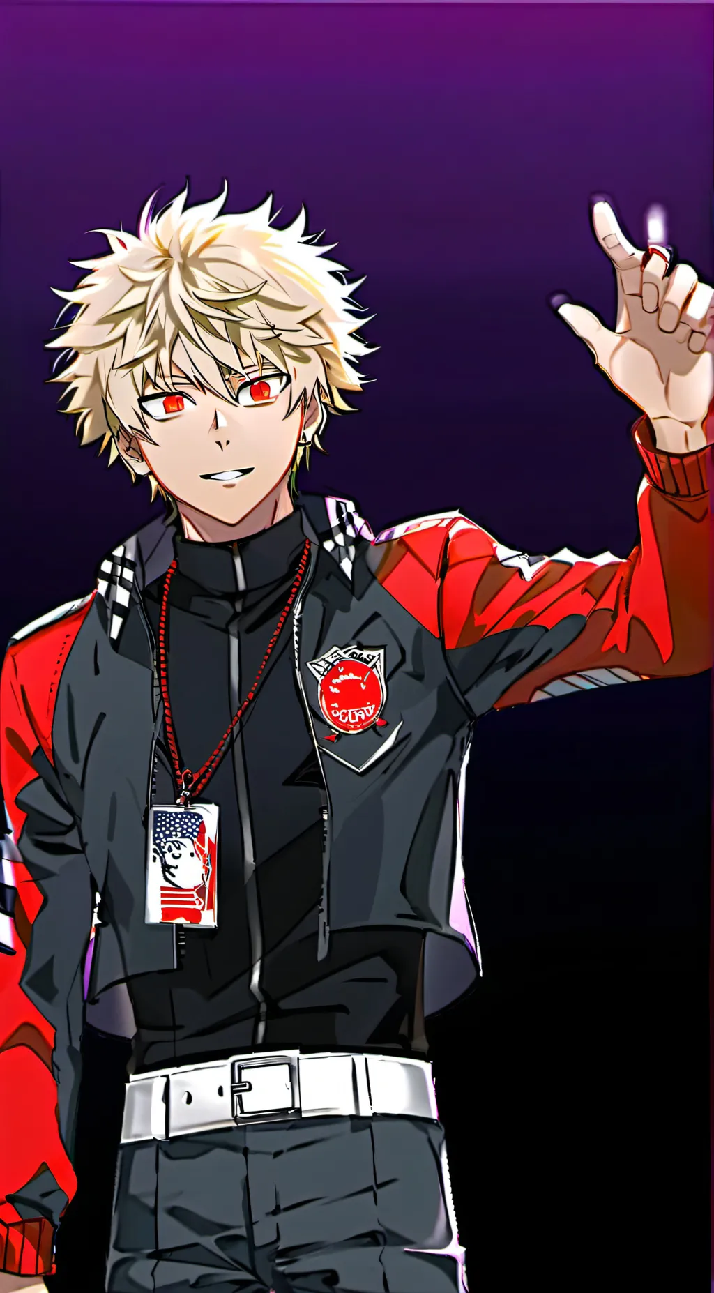 ai character: ~katsuki bakugo~ background
