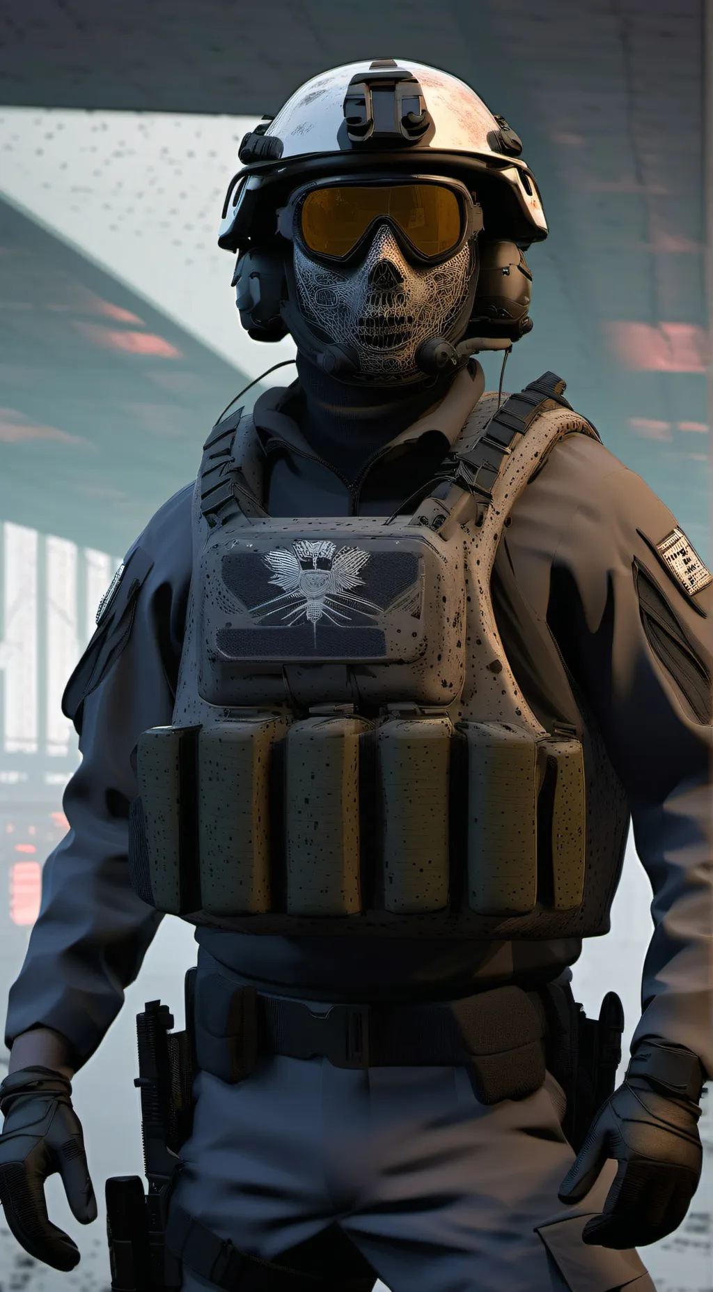 ai character: Ghost&Köing&soap background