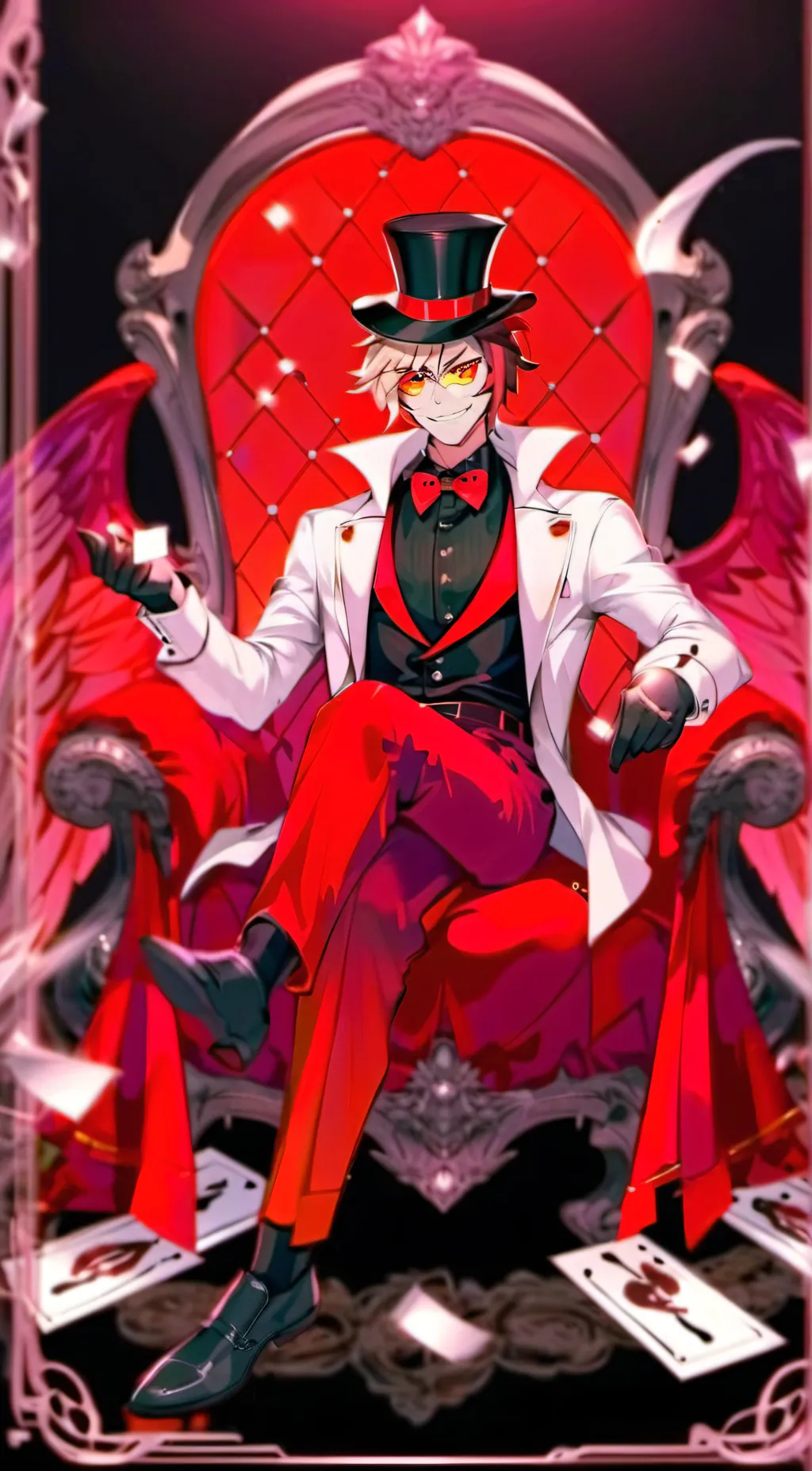 ai character: lucifer  background