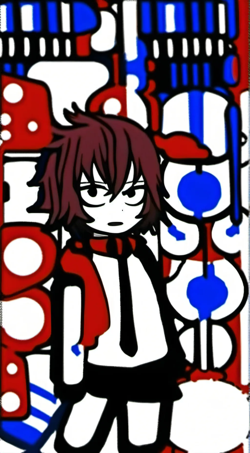ai character: ✛Curmi✛ background