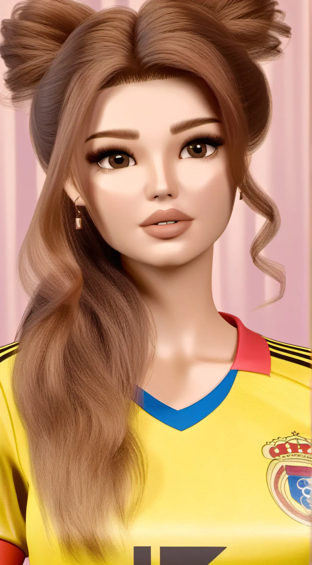 ai character: Melanie  background