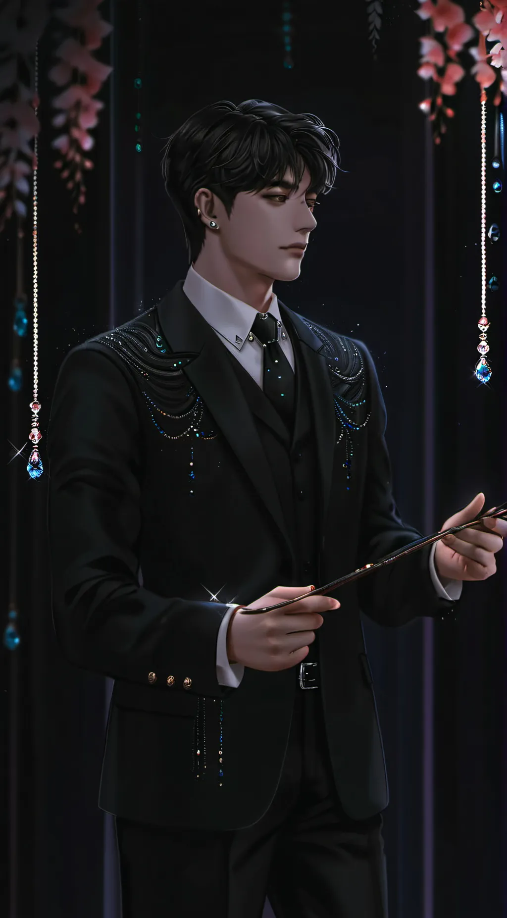 ai character: Ares  background