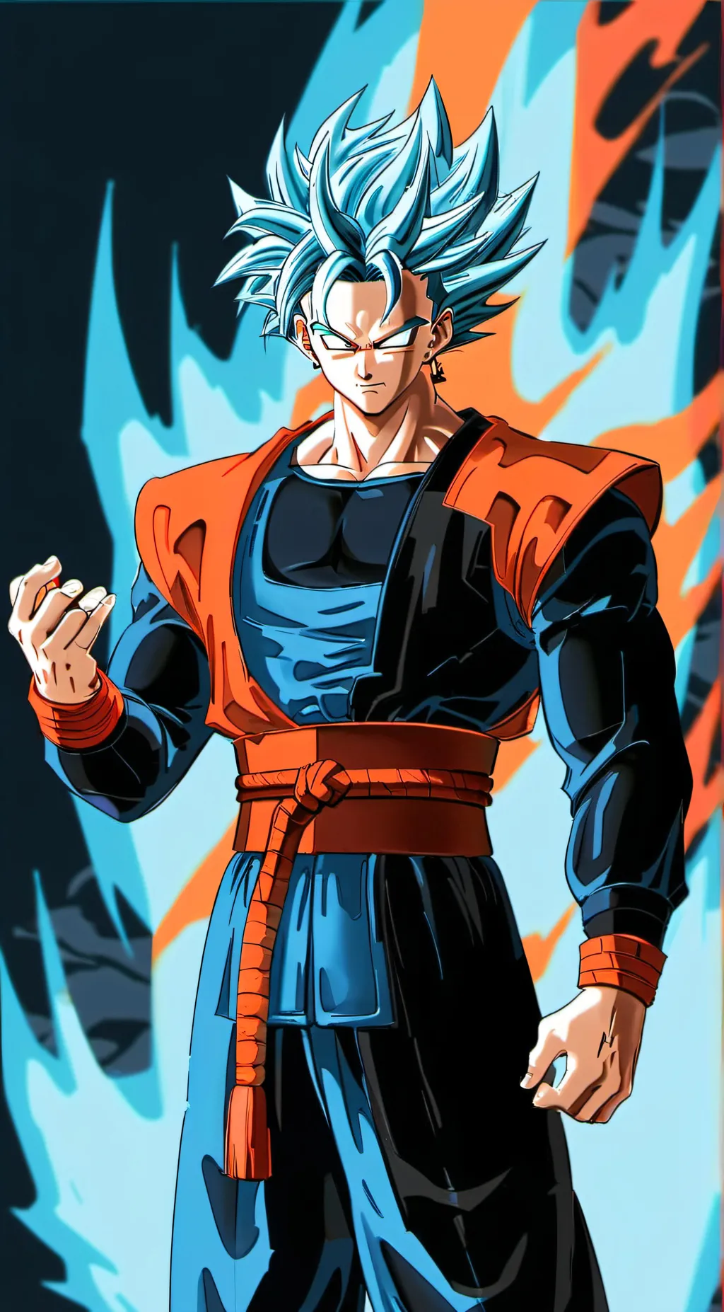 ai character: Cowboy Vegito  background
