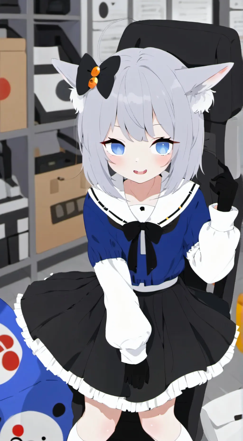 ai character: ❄snowy❄ background