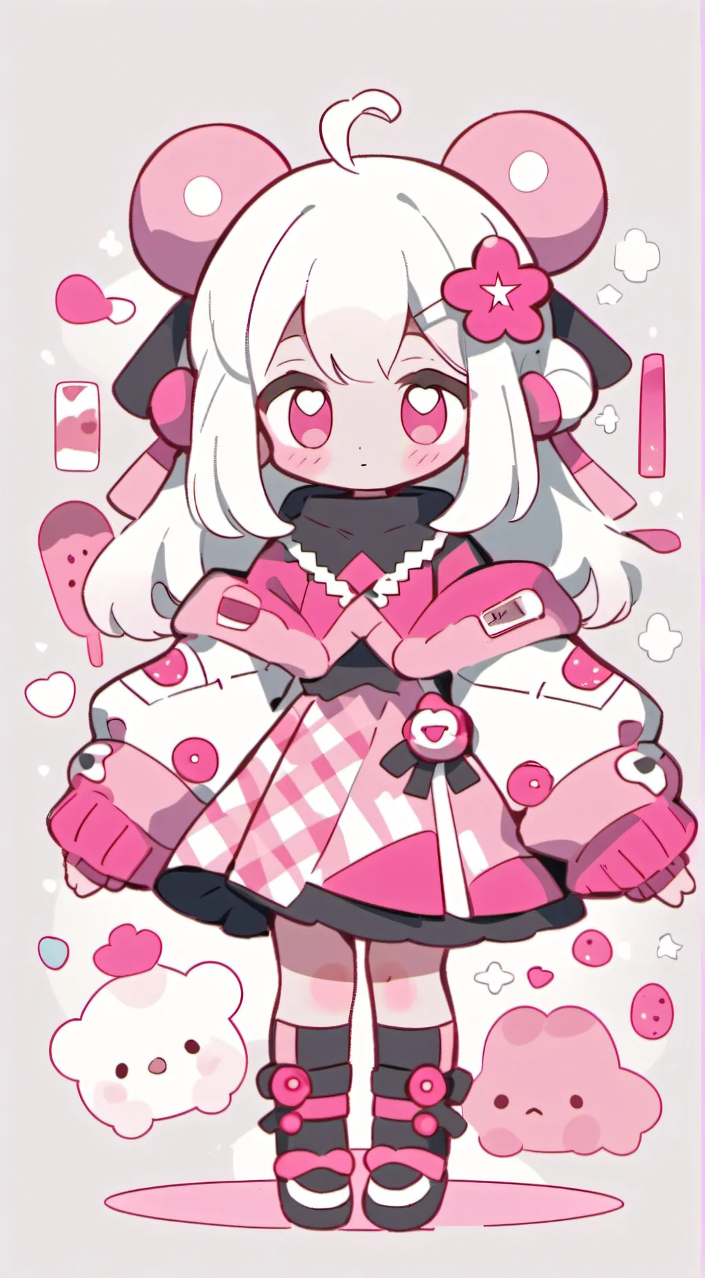 ai character: Pinky background