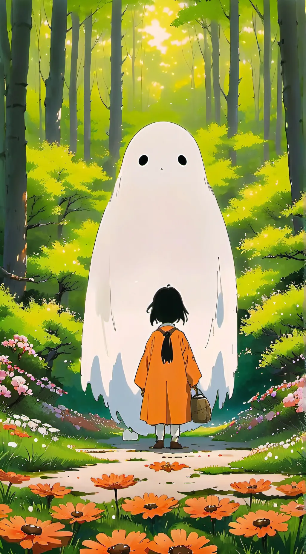 ai character: ghost  background