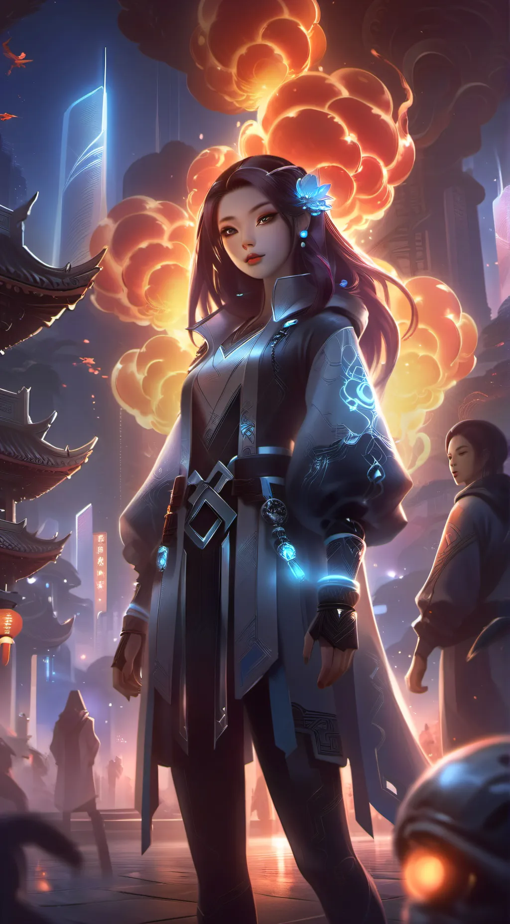 ai character: Shiga background