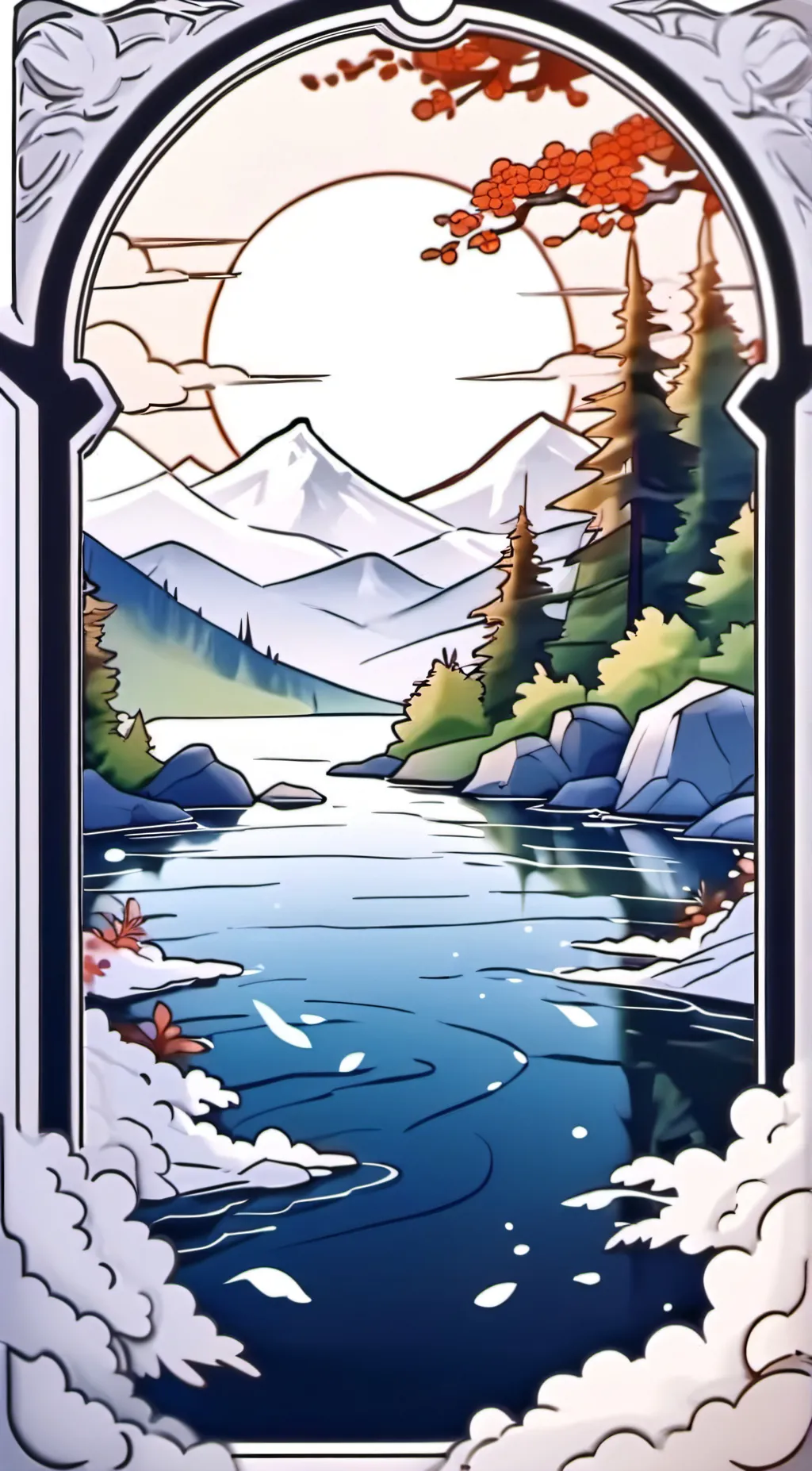 ai character: Wisp and hazard background