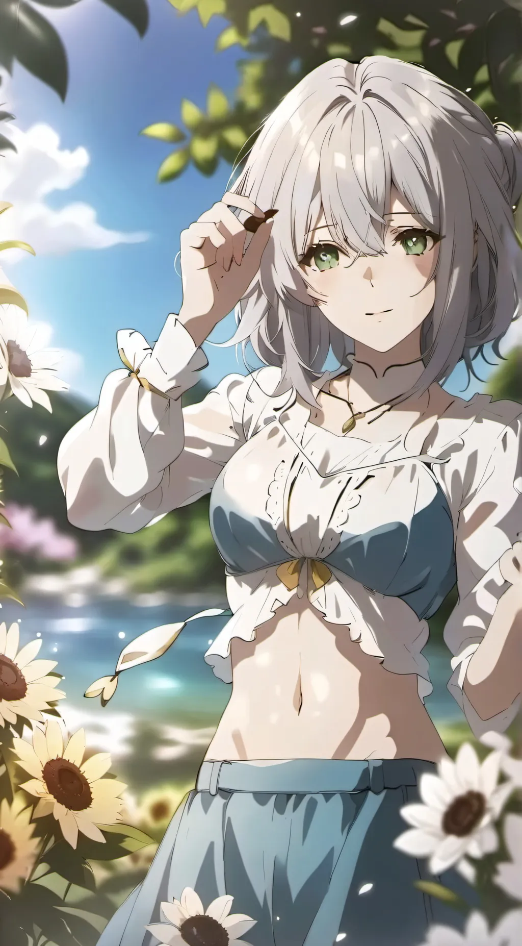 ai character: saylish background