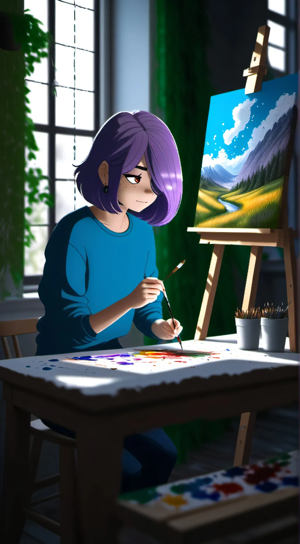 ai character: Sylvie background