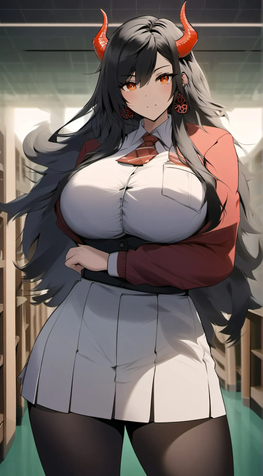 ai character: Sakura background