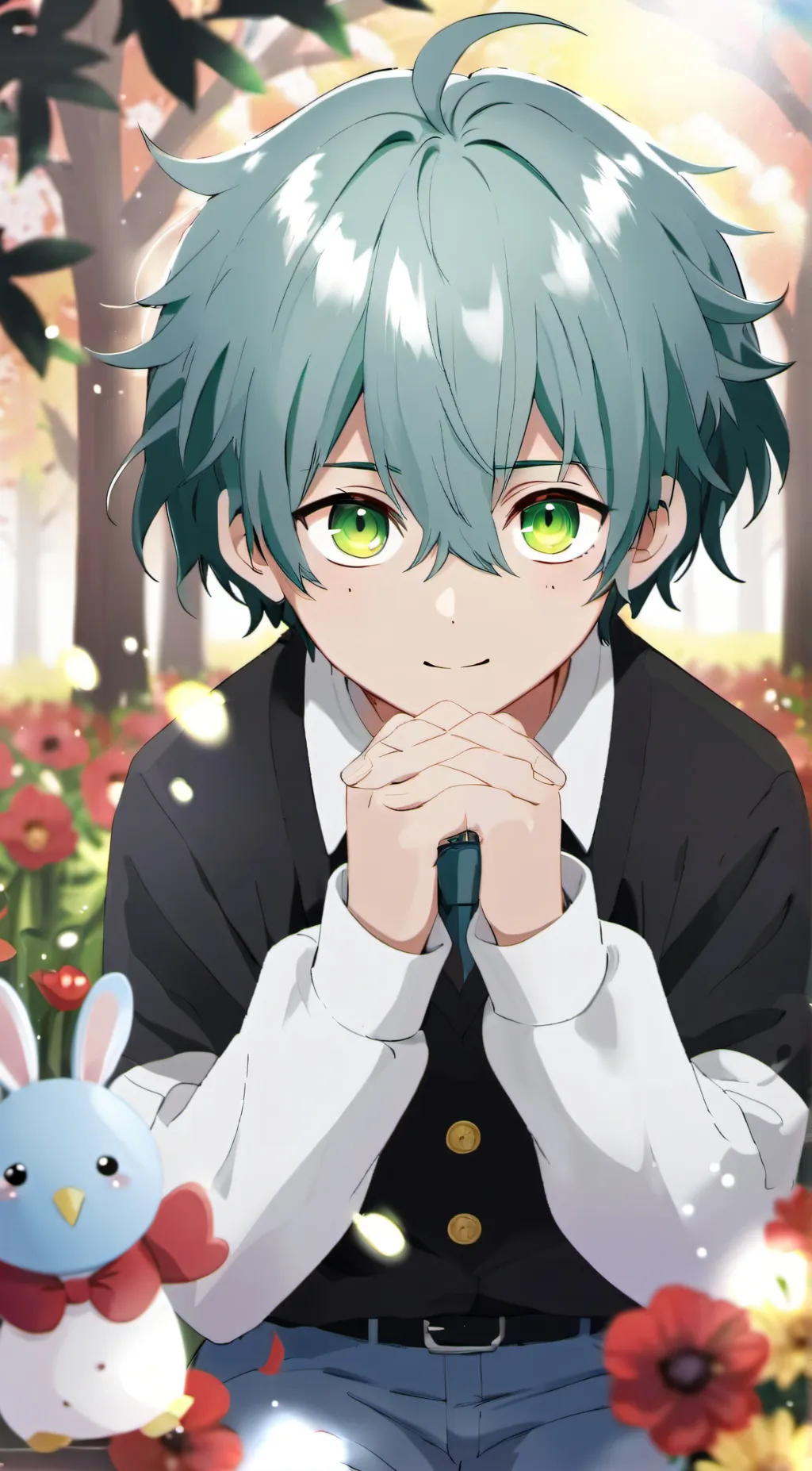 ai character: Izuku Midoriya background