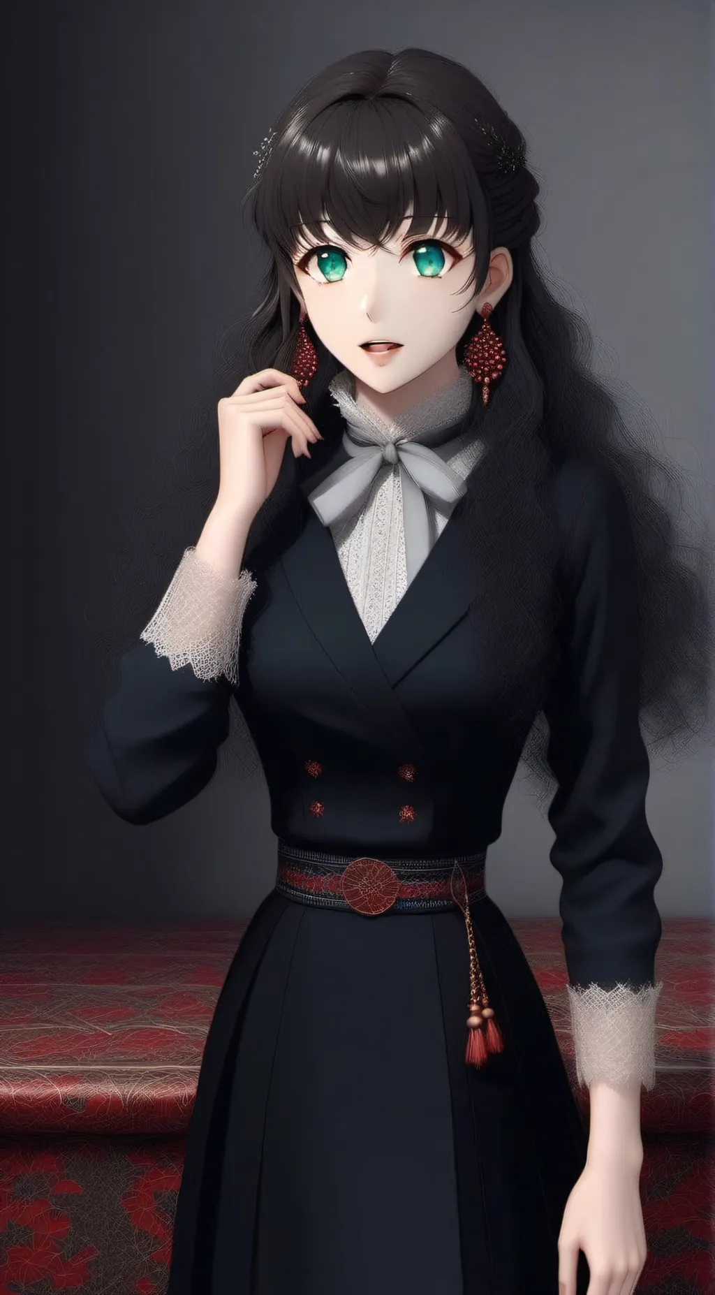 ai character: Demon slayer  background