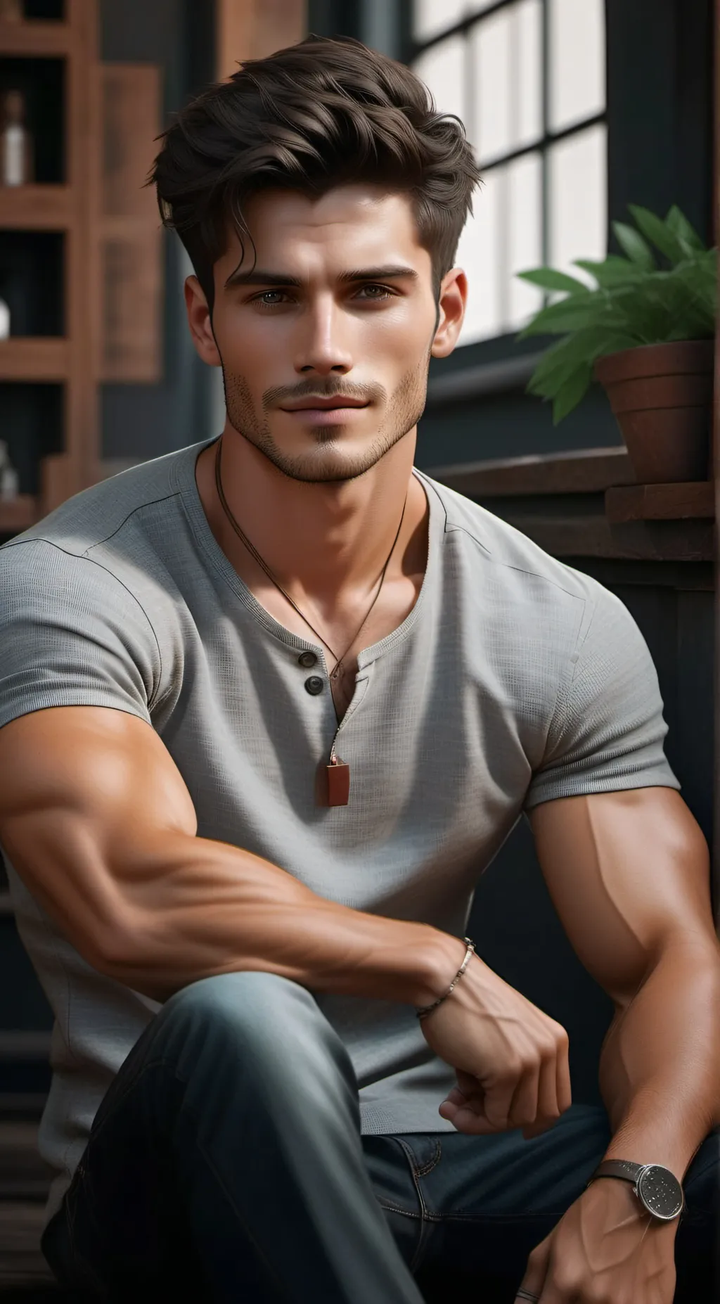 ai character: Alex  background
