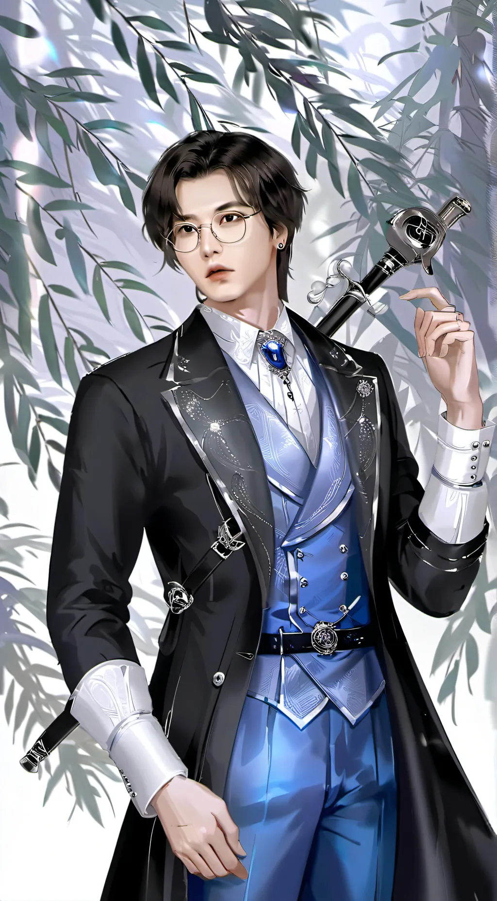 ai character: augest d  background