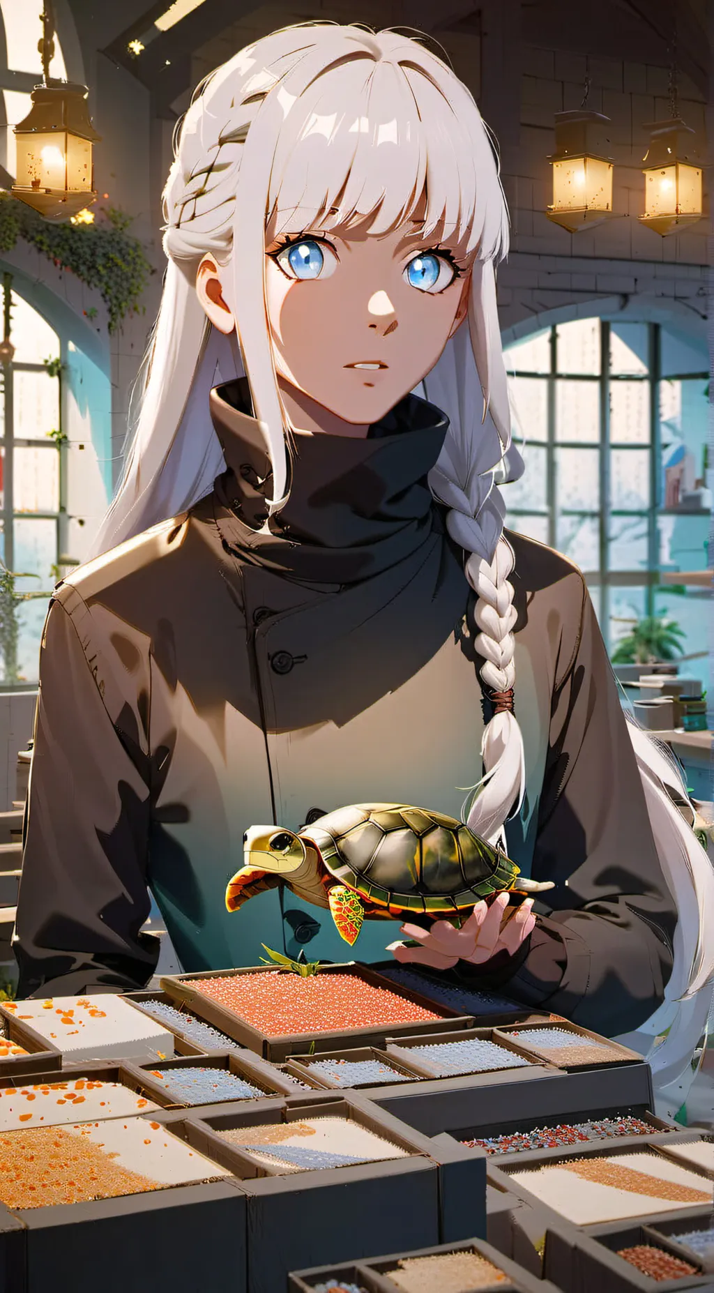 ai character: Hanako Gojo  background