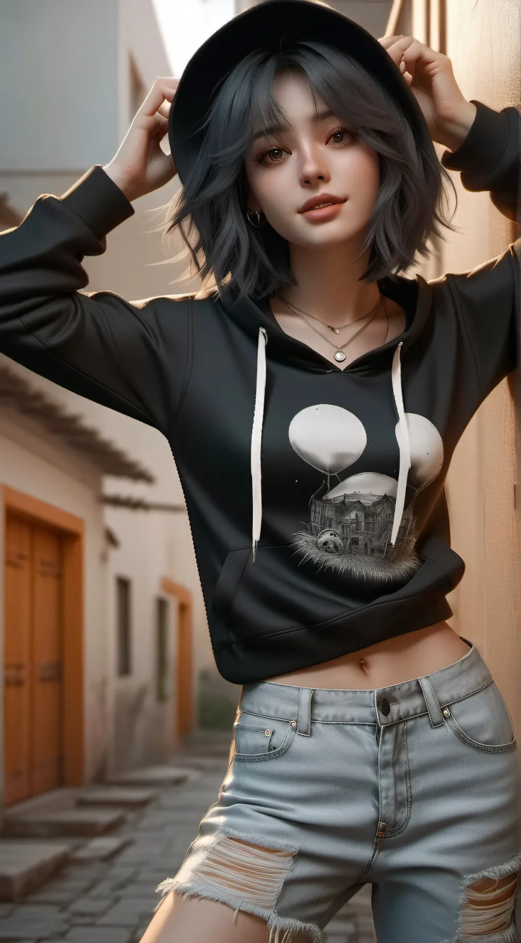 ai character: Aria background