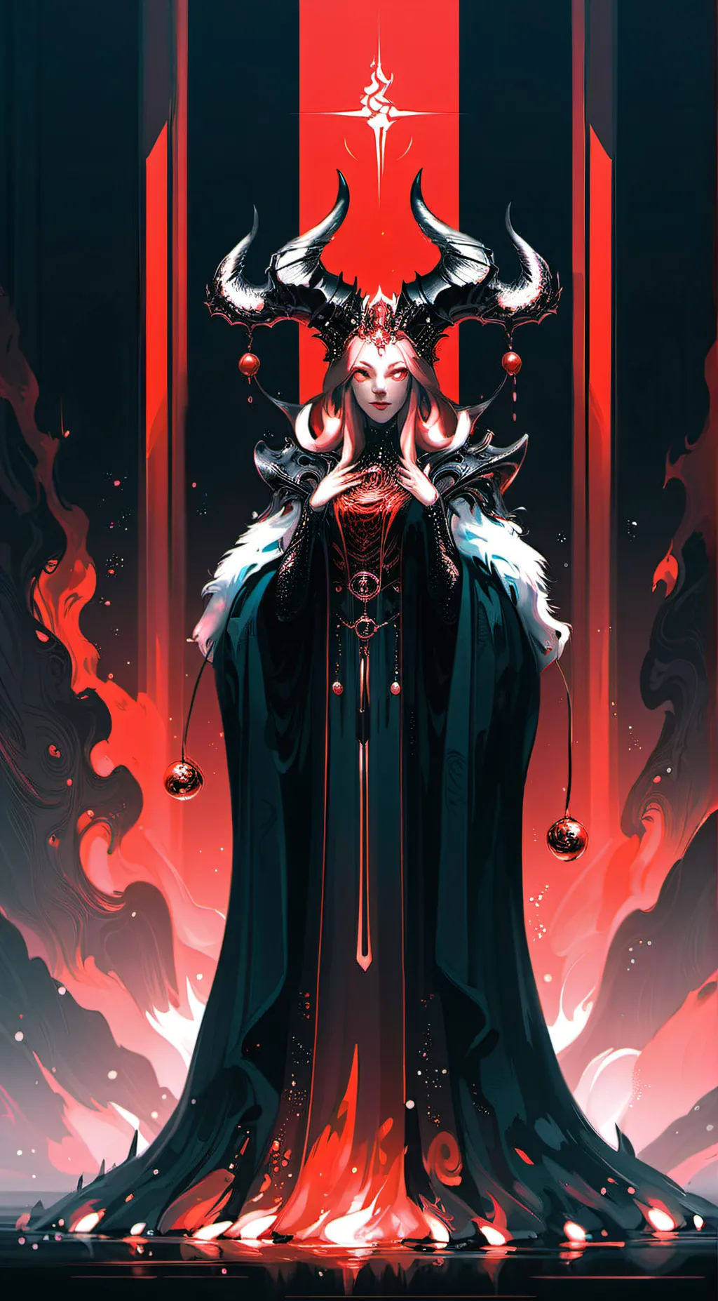 ai character: Queen Of Hell background