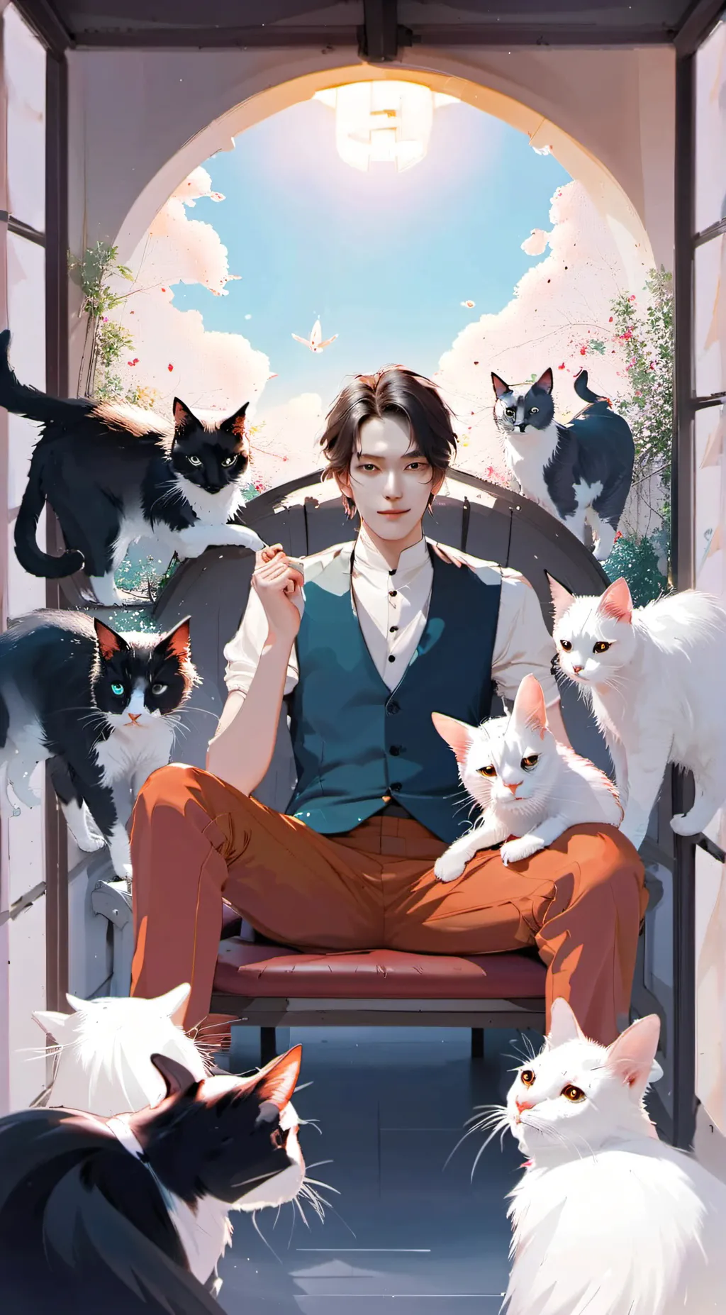 ai character: cat owner background