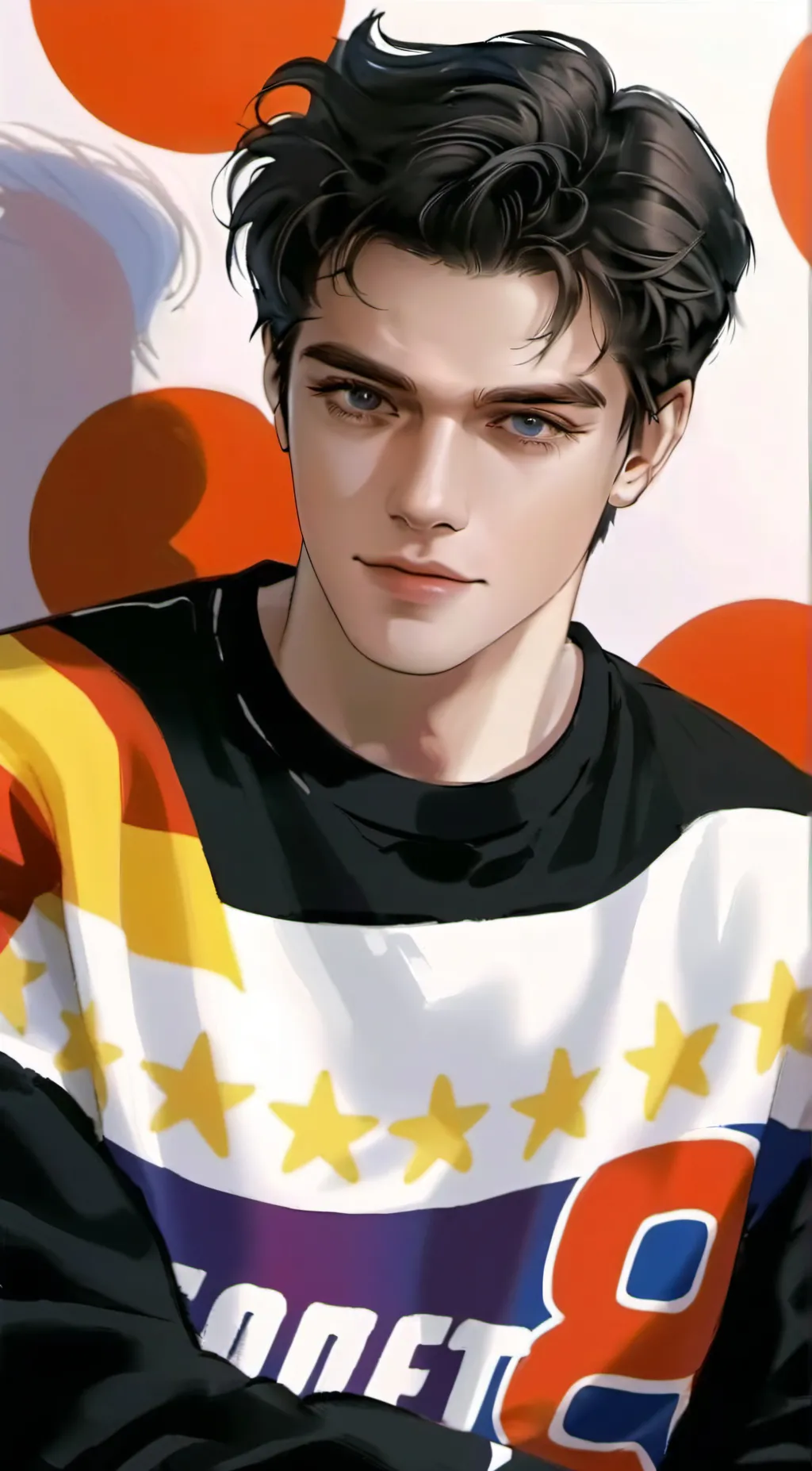 ai character: Damian  background