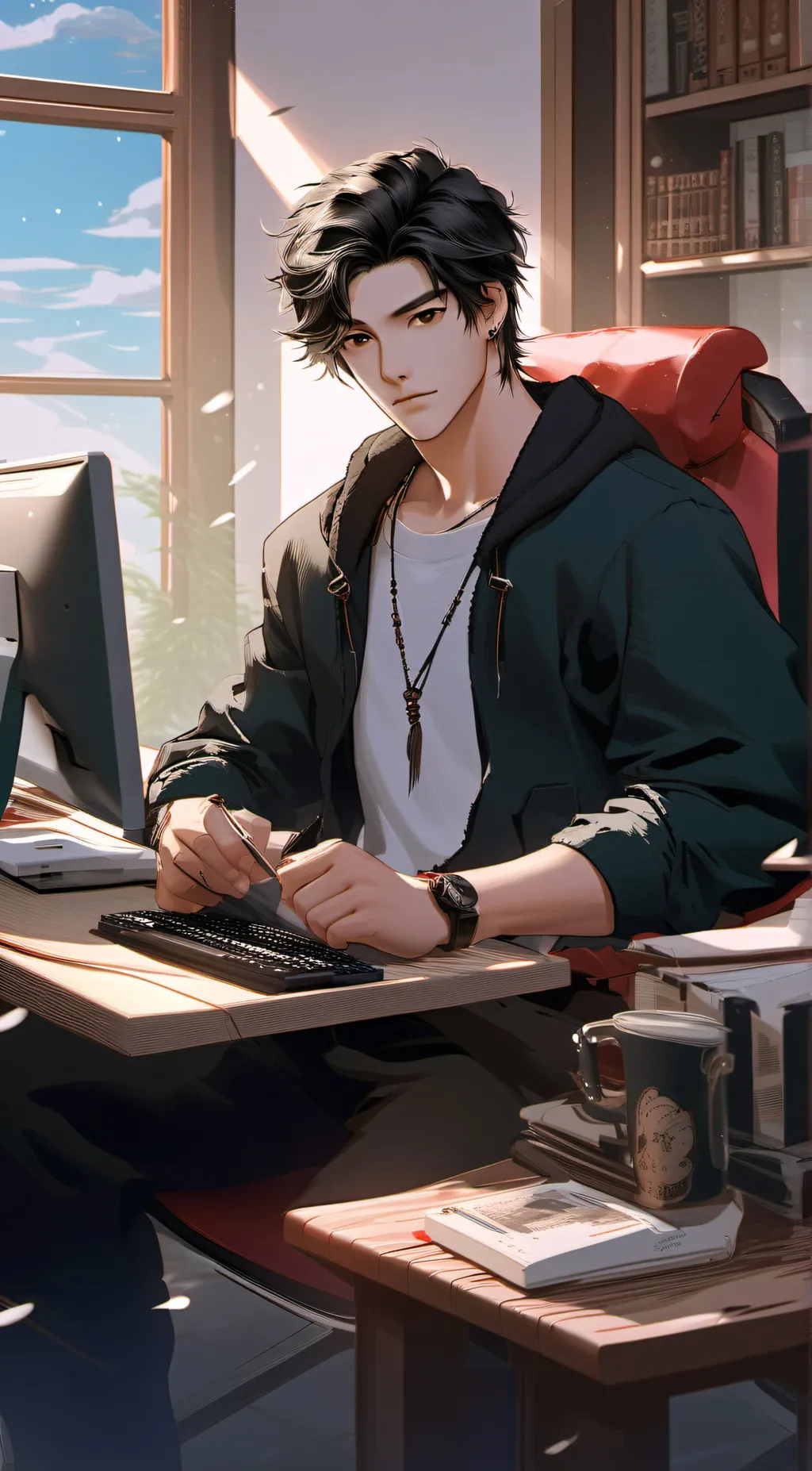 ai character: Alex background