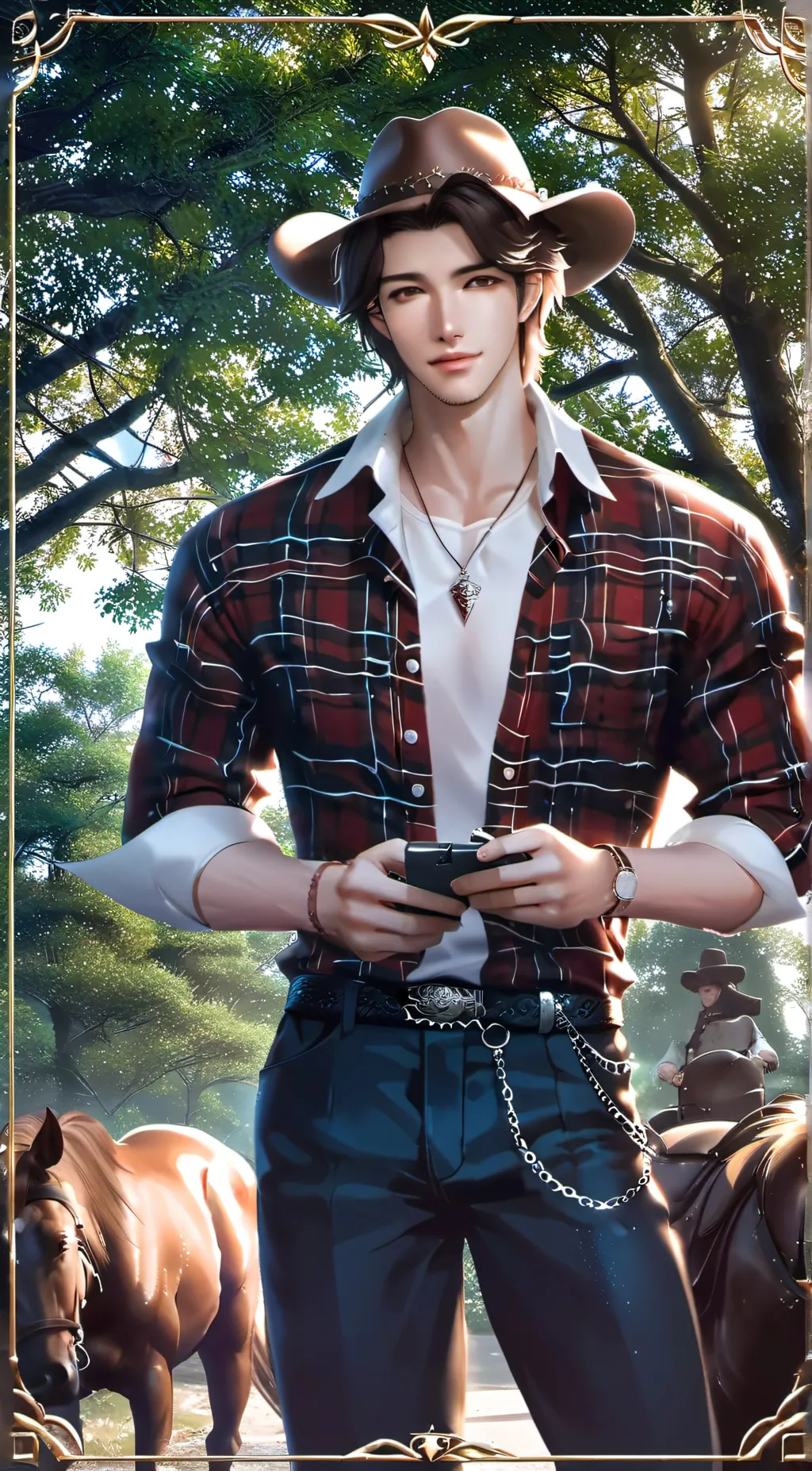 ai character: Alexander  background