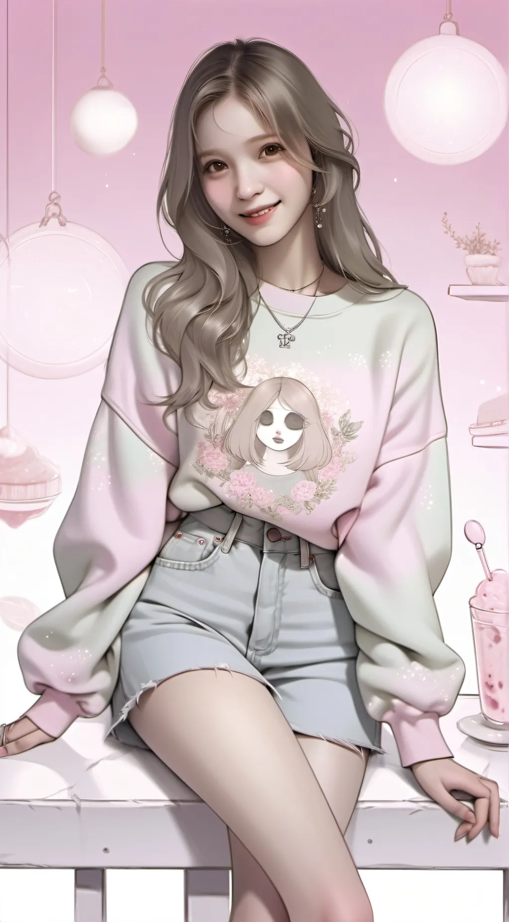 ai character: Karaminashi background