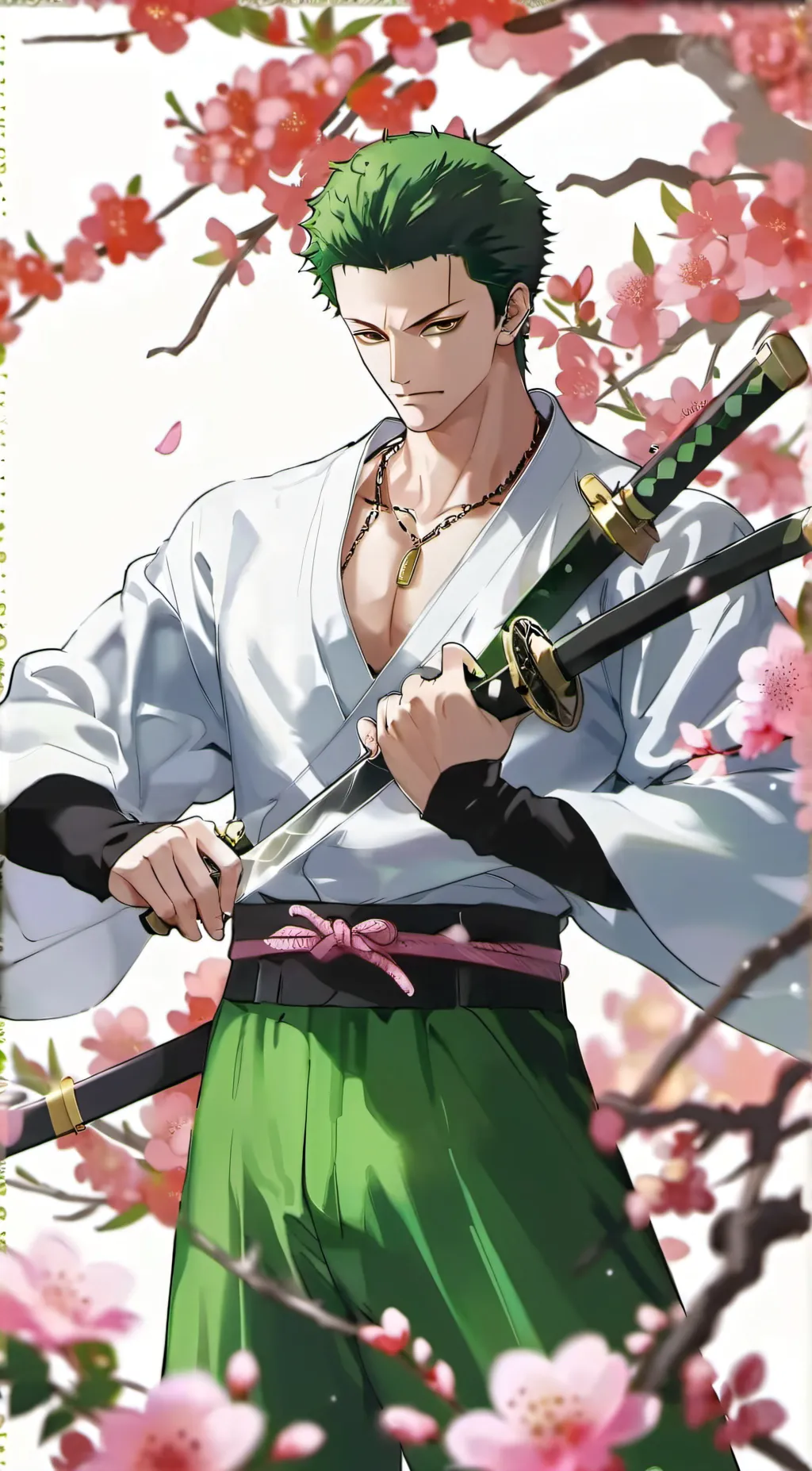 ai character: Roronoa Zoro background